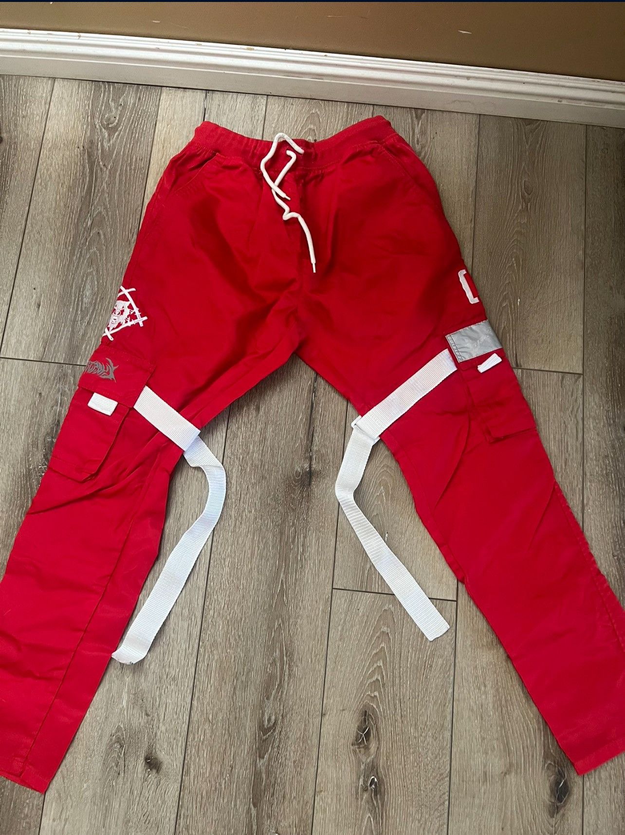 image of Ghost Supply x Xavier Wulf Hollow Squad Xavier Wulf X Ghos in Red, Men's (Size 34)