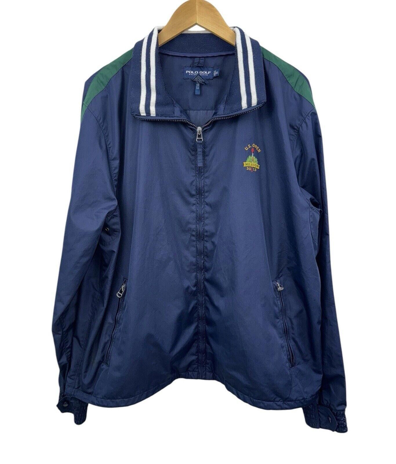 Ralph Lauren US Open ジャケット XL ネイビー Ralph Lauren RLX US Open 2006 Full Zip Windbreaker Jacket L