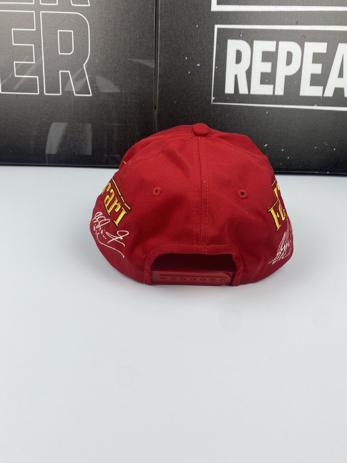 Ferrari 🚨 Dekra Ferrari Michel Schumacher Vintage Red Cap Hat Racing Size ONE SIZE - 4 Thumbnail