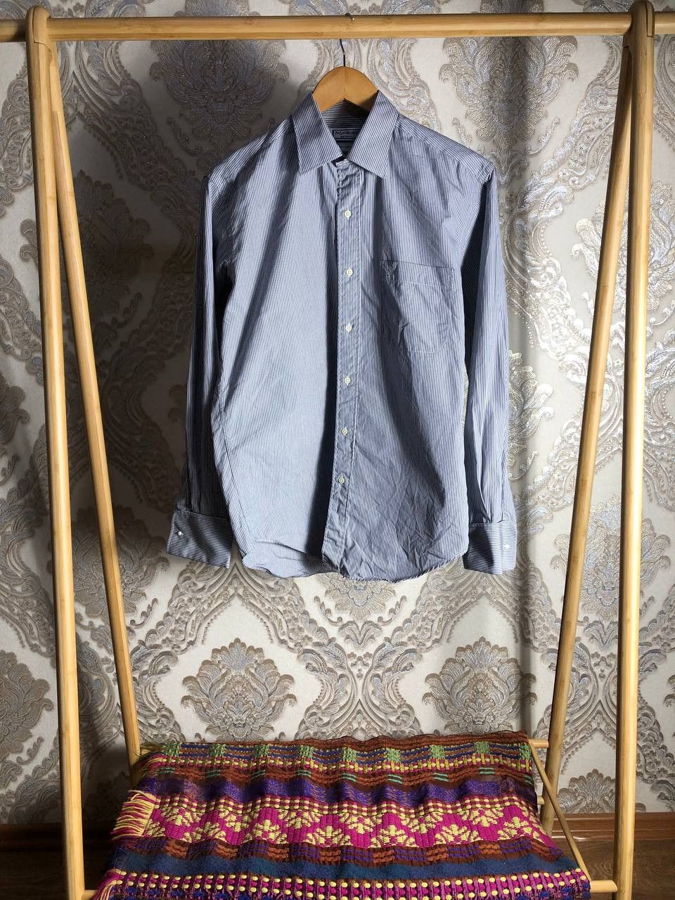 Saint Laurent Paris Vintage Yves Saint Laurent Classic Designer Shirt Casual 90s Size US XL / EU 56 / 4 - 1 Thumbnail
