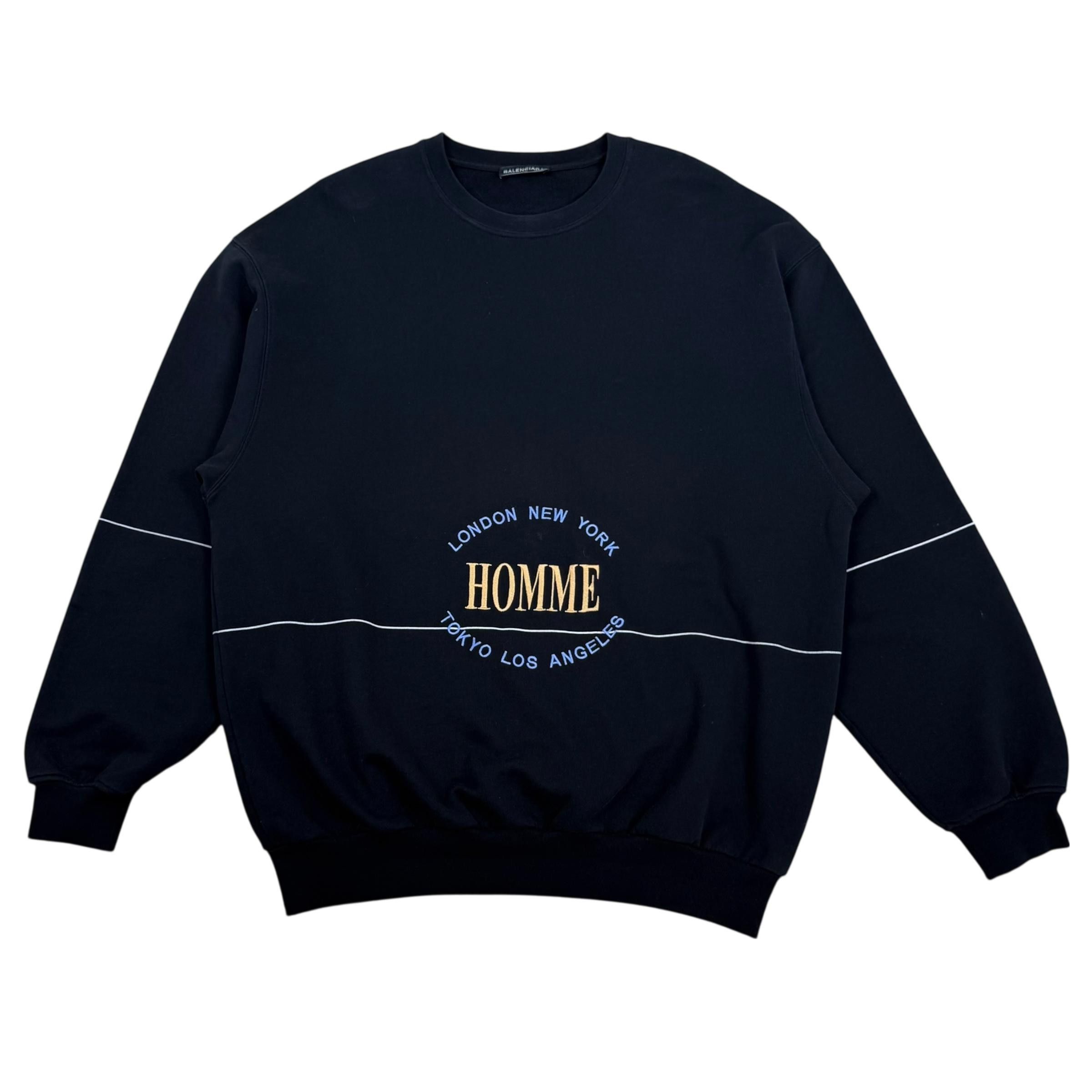 Balenciaga 17FW Bleached Homme Sweatshirt | Grailed
