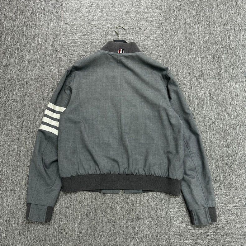 Thom Browne Thom Browne size3 Striped pilot jacket Size US L / EU 52-54 / 3 - 2 Thumbnail