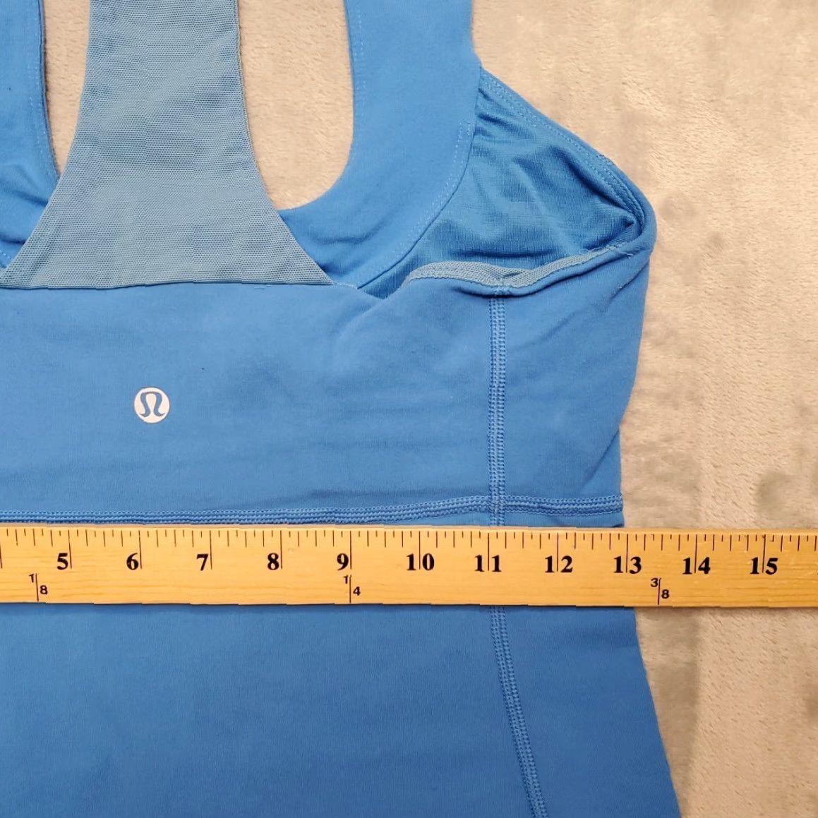 Lululemon Lululemon Tank Top Womens Small Blue Racerback T-Back Performance Stretch READ Shirt Womens S Blue Racerback T-Back Performance Stretch READ Size S / US 4 / IT 40 - 8 Thumbnail