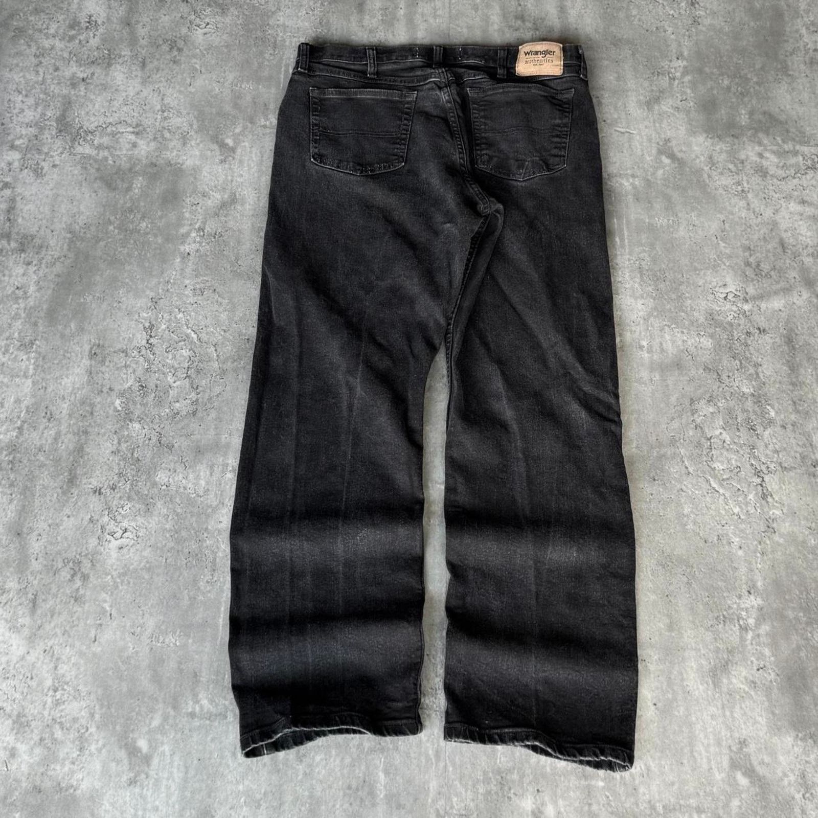 Japanese Brand × Vintage × Wrangler Vintage Y2K Faded Black