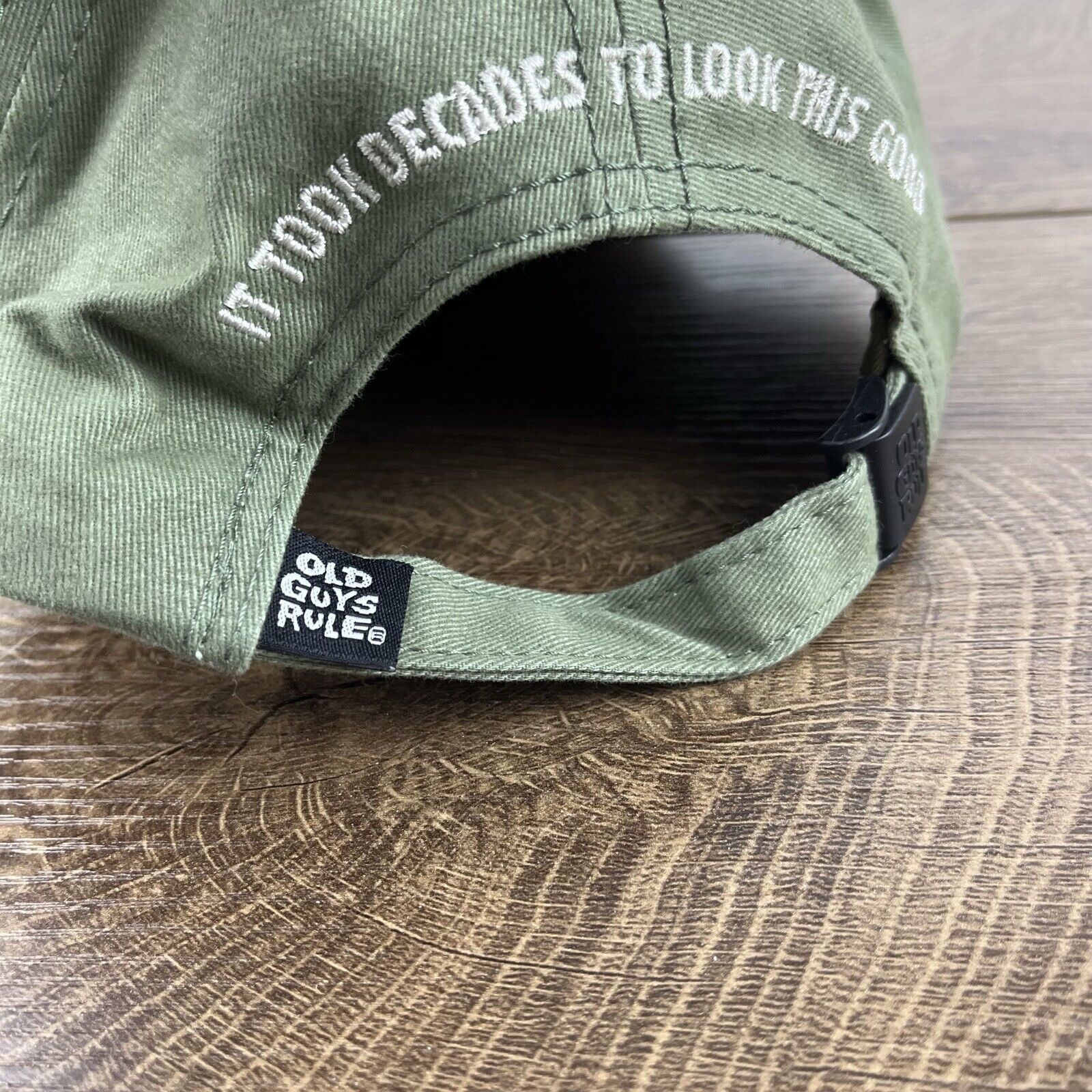 Other Old Guys Rule Hat Old Guys Hat Green Hat Adjustable Hat Gree Size ONE SIZE - 11 Thumbnail