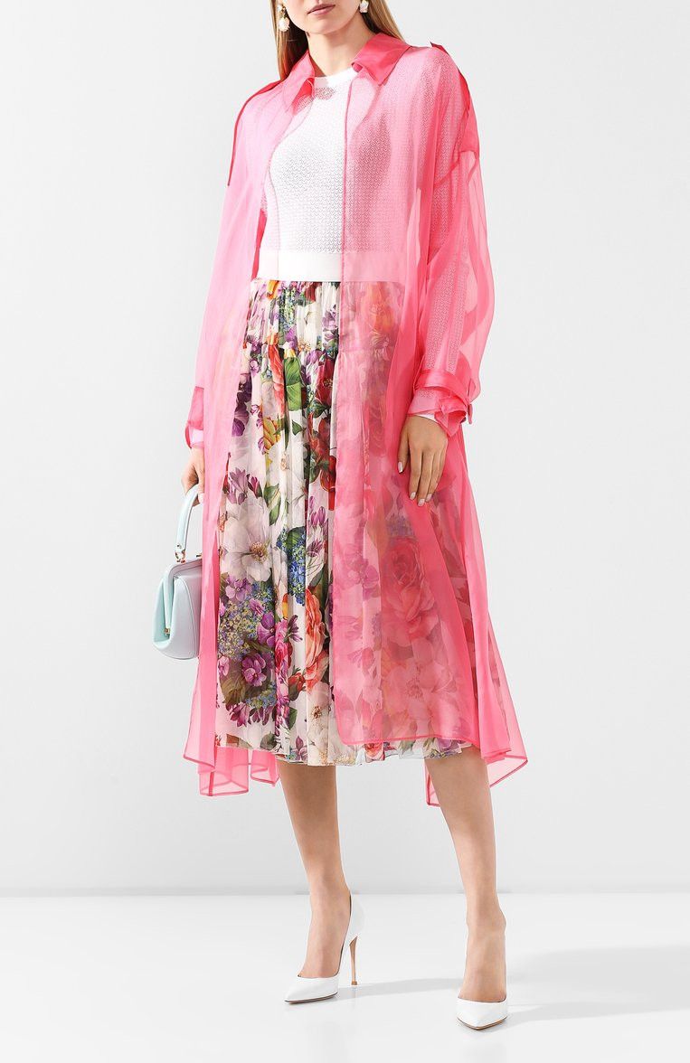 Dolce & Gabbana o1y0825 Trench Coat in Coral Size XS / US 0-2 / IT 36-38 - 4 Thumbnail