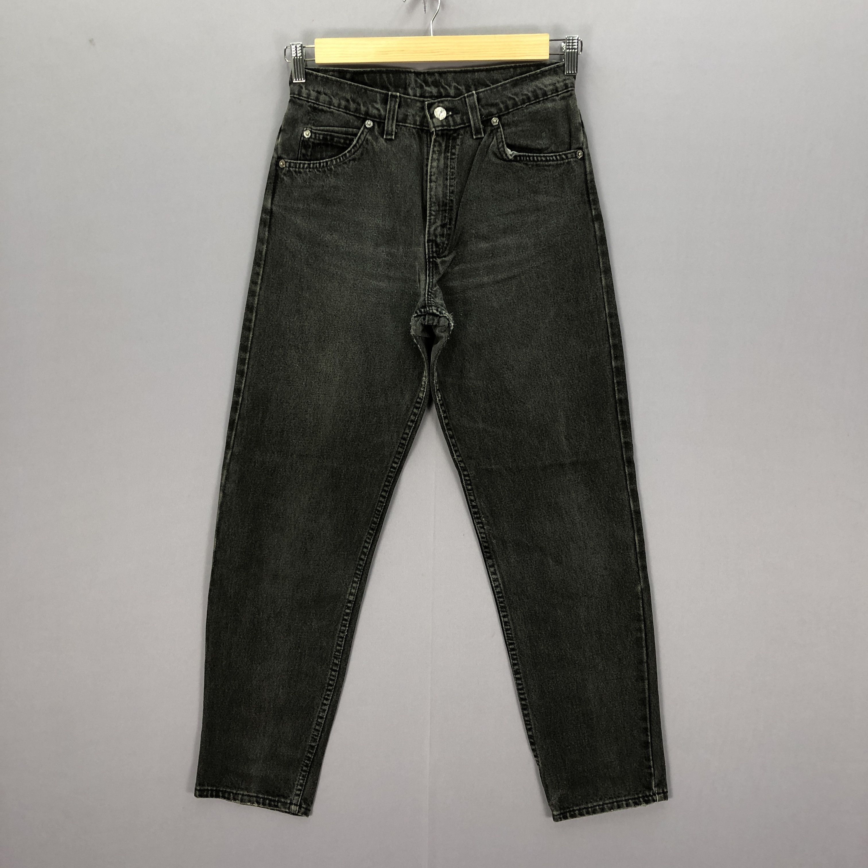 Levi's Vintage Levis 550 Faded Black Jeans Levi's Orange Tab Denim Size 26" / US 2 / IT 38 - 1 Thumbnail