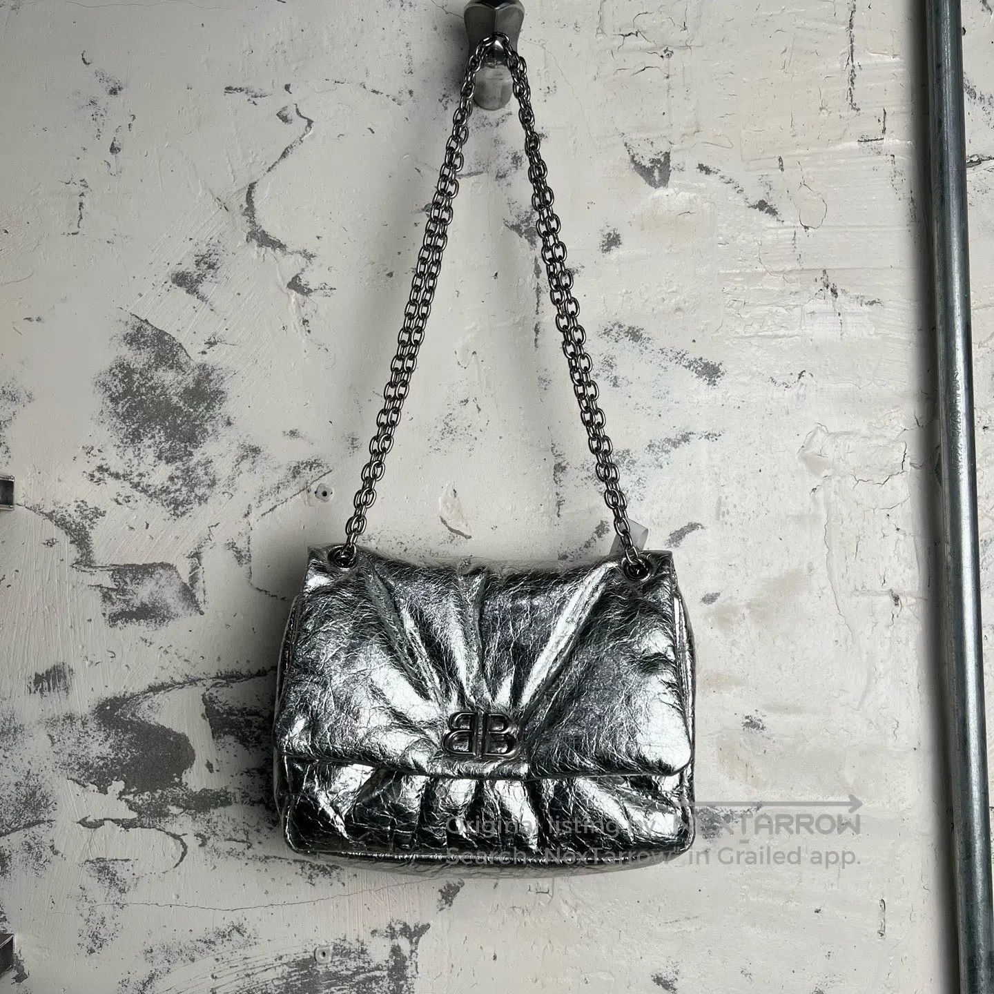 Balenciaga Balenciaga Monaco Flip-Cover Magnetic Closure Chain Should Size ONE SIZE - 7 Thumbnail