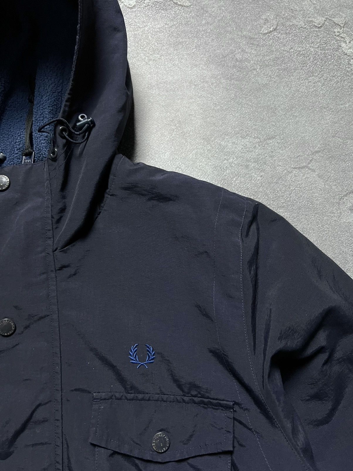 Fred Perry Vintage Fred Perry Parka Multi Pocket Jacket Big Logo S Size US S / EU 44-46 / 1 - 3 Thumbnail