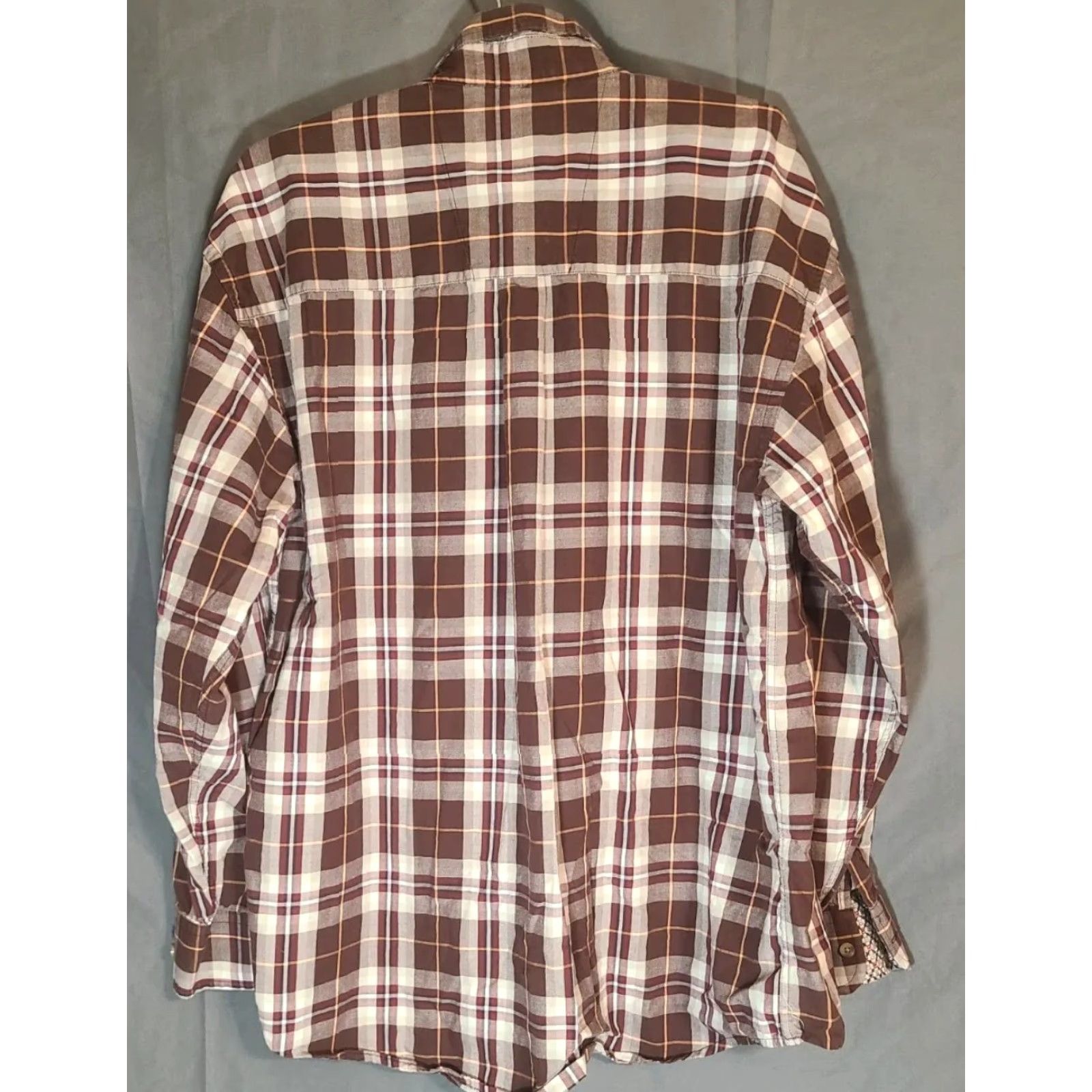 Wrangler VINTAGE Wrangler George Strait Button Up Shirt Large Adult Red Plaid Pocket Mens Size US L / EU 52-54 / 3 - 2 Thumbnail