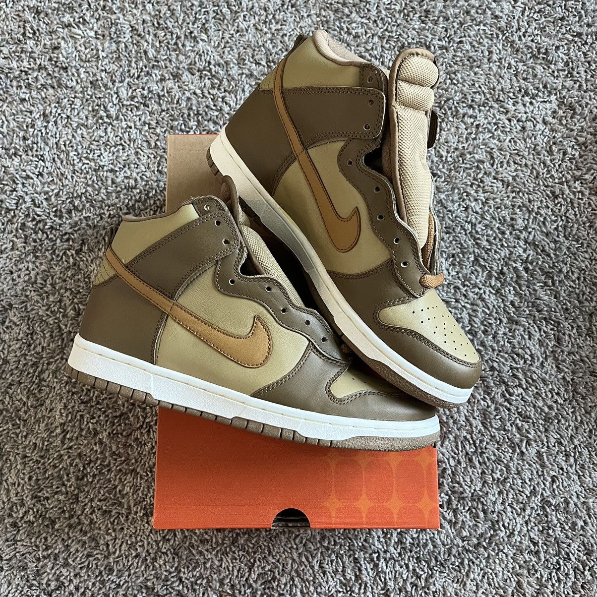 Nike 2003 Nike Dunk High Maple Taupe NEW Size 9 Size US 9 / EU 42 - 1 Thumbnail
