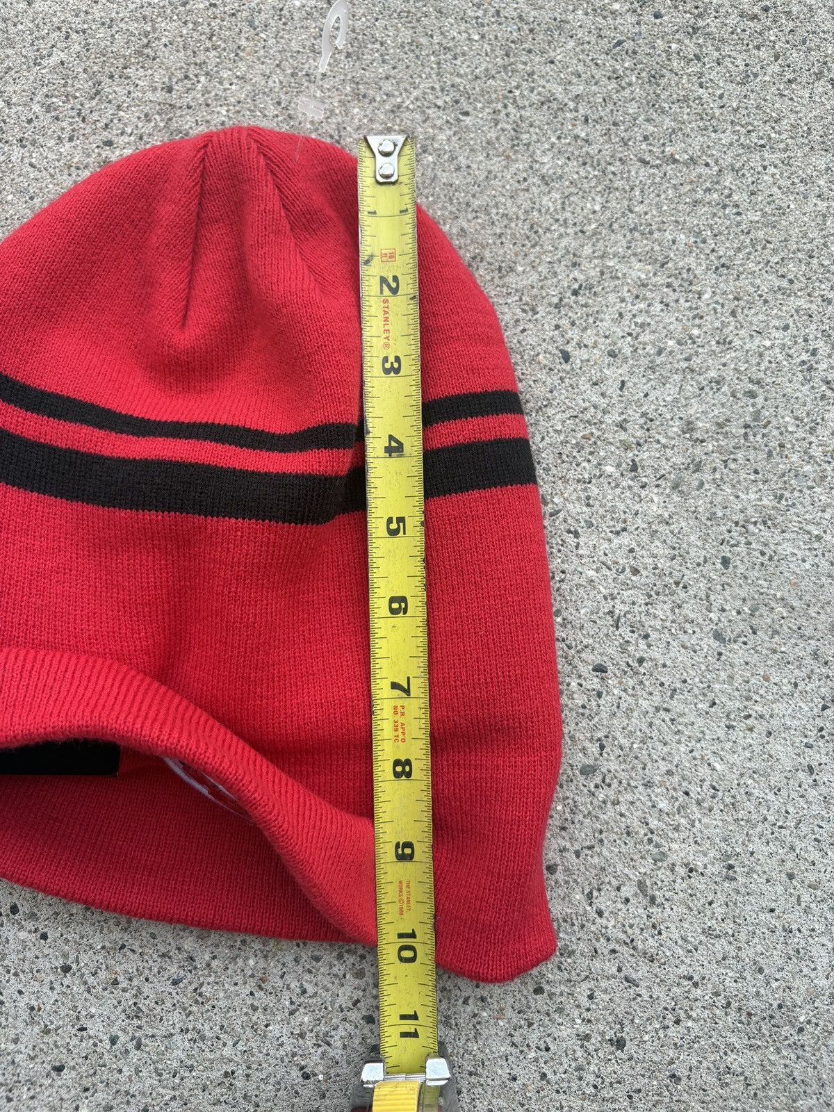 NFL × New Era DS New Era Kansas City Chiefs Red/Black Snow/Ski Knit Beanie Size ONE SIZE - 6 Thumbnail