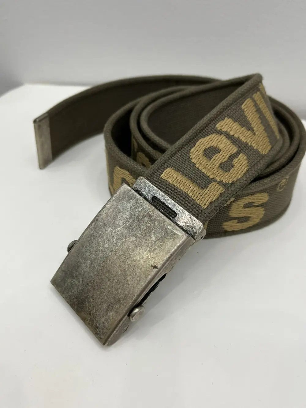 Levi's Vintage Levis Cotton Multilogo Belt Size ONE SIZE - 1 Thumbnail