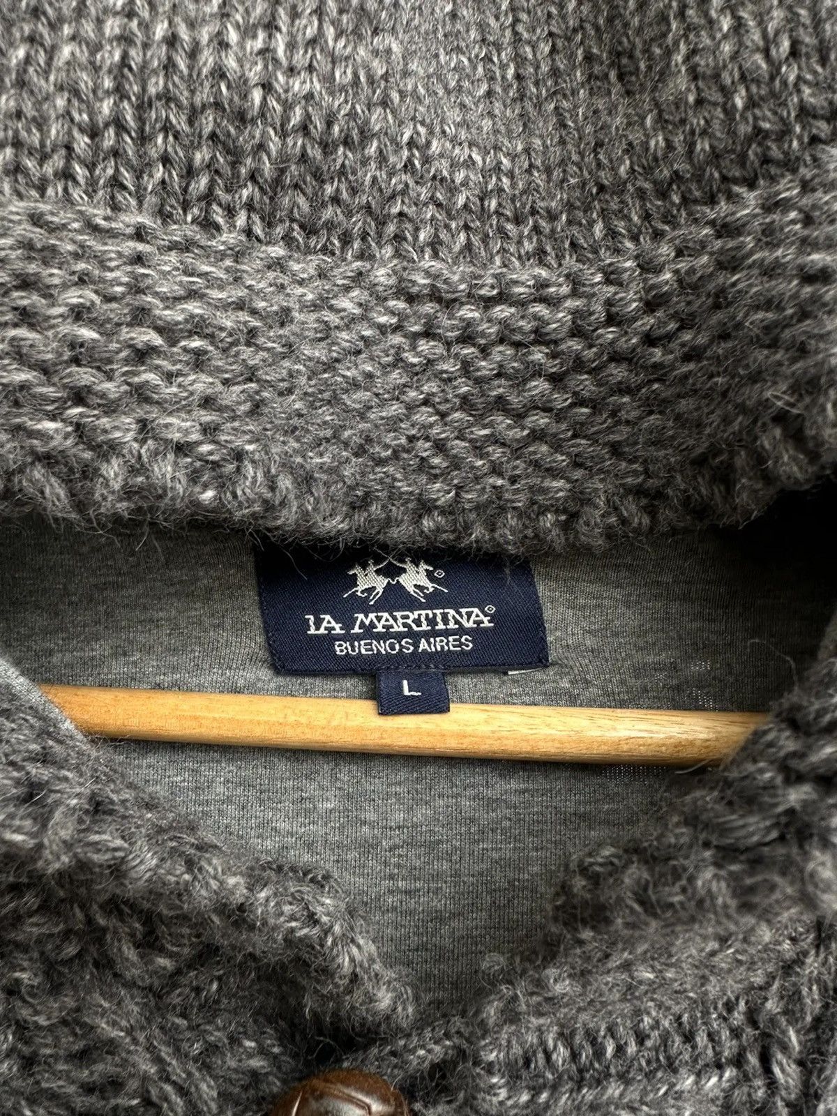 Vintage PRL La Martina Sweater Grey Polo Ralph Lauren
