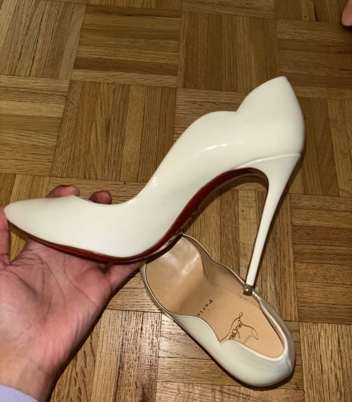 Christian Louboutin Authentic Christian Louboutin Hot Chick pumps 36.5 100mm Size US 6.5 / IT 36.5 - 10 Thumbnail