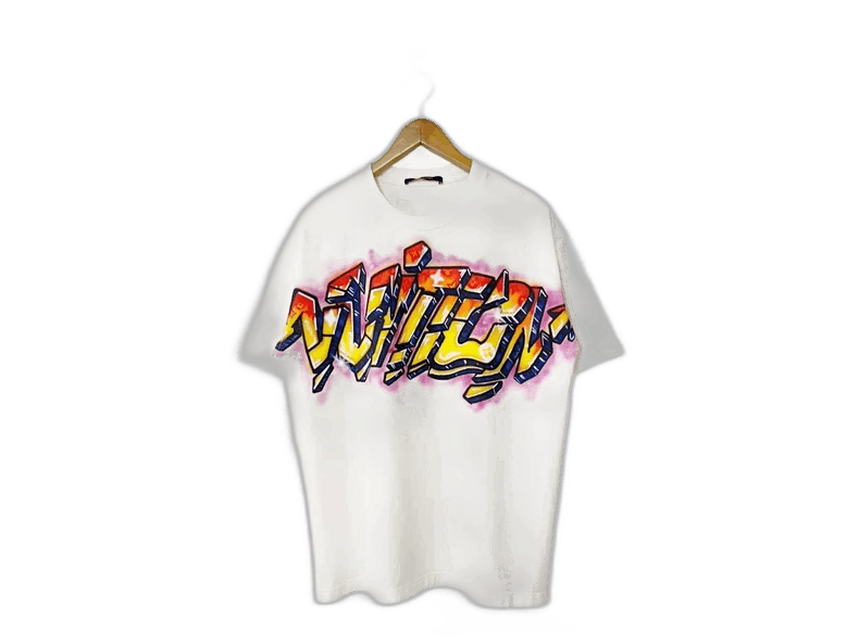 Louis Vuitton Louis Vuitton Colorful Graffiti Short Sleeve Shirt Size US L / EU 52-54 / 3 - 1 Thumbnail