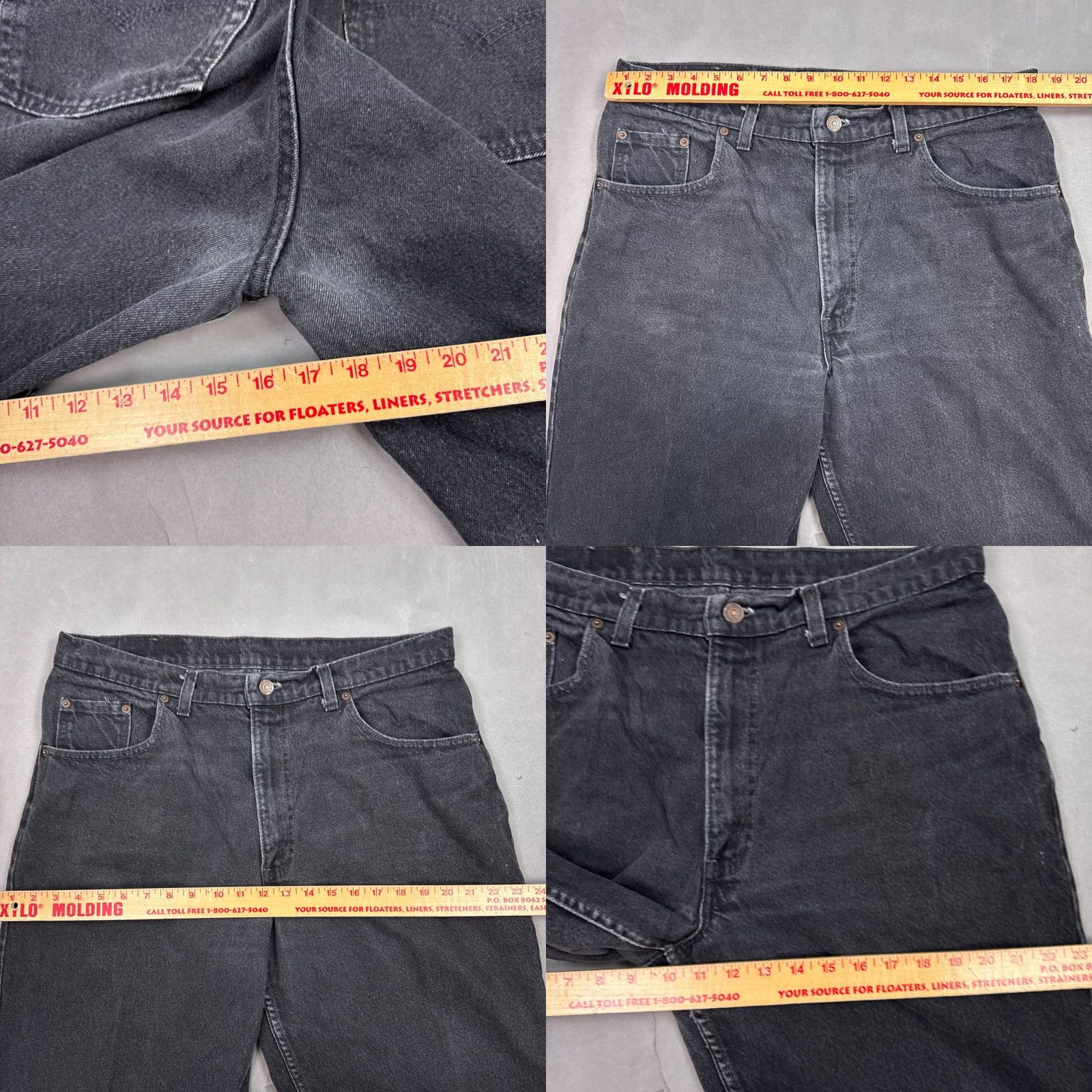 Levi's Vintage Levi's 560 Jeans Mens 38x30 Black 90s Loose Made USA Pants Denim Jeans 560 Mens Size US 38 / EU 54 - 8 Thumbnail