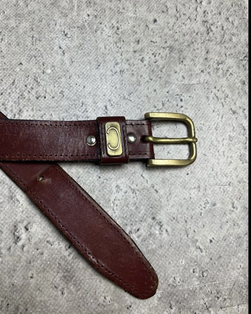 Leather Belts Vintage Y2K Rhinestones Punk Leather GUCCI Size ONE SIZE - 4 Thumbnail