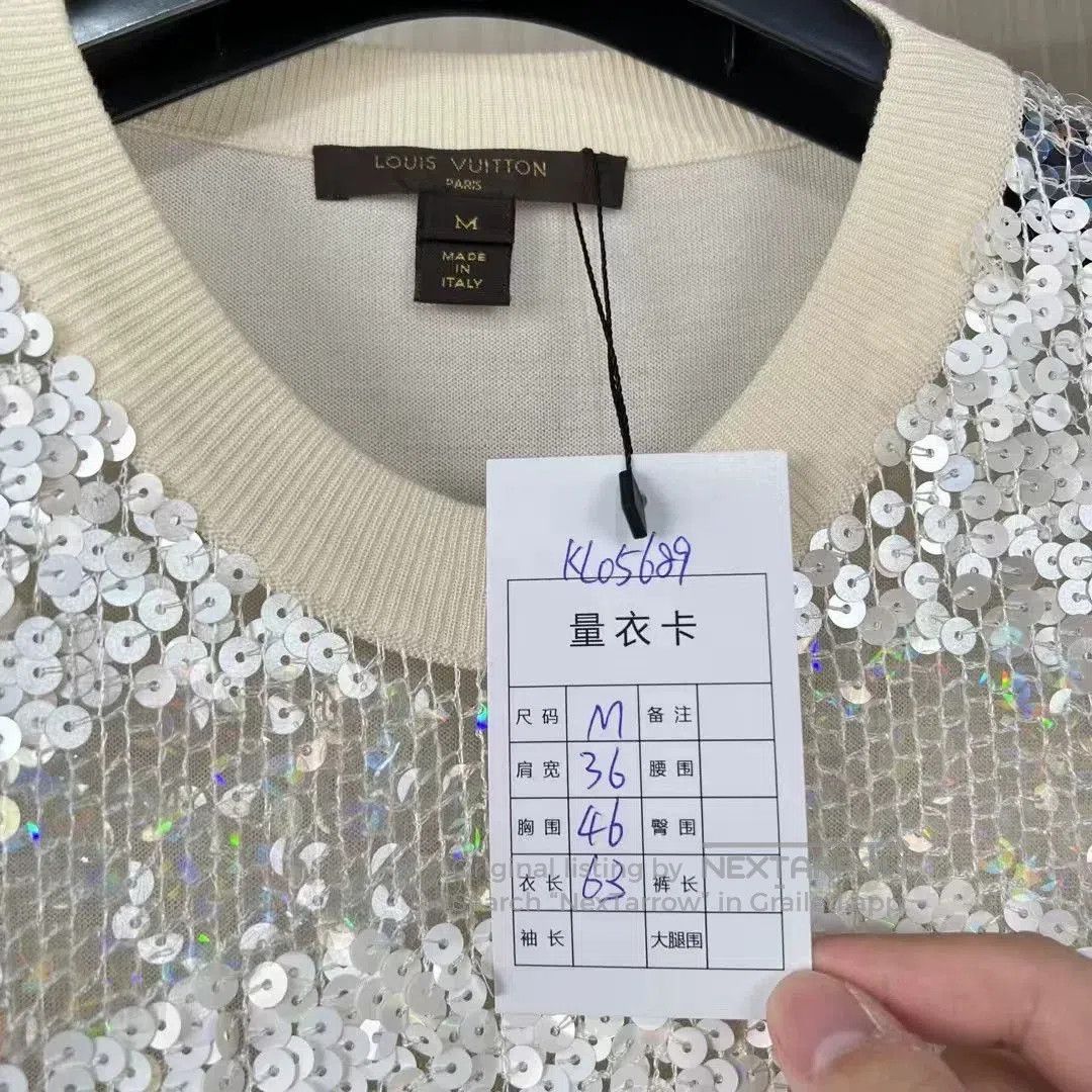 Louis Vuitton Louis Vuitton Sequin Wool Knit Sweater. Size M / US 6-8 / IT 42-44 - 6 Thumbnail