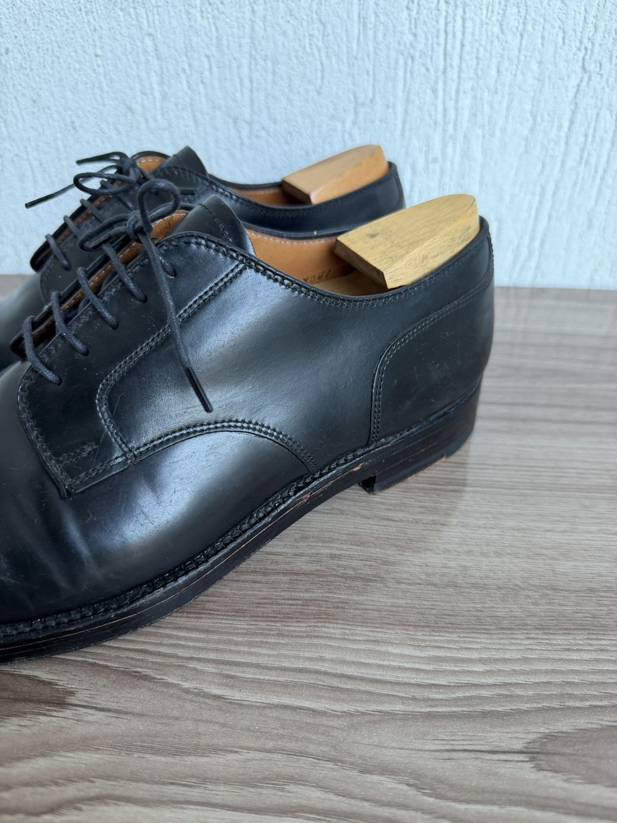 Alden 2161 shell cordovan cap toe derby Size US 8.5 / EU 41-42 - 7 Thumbnail