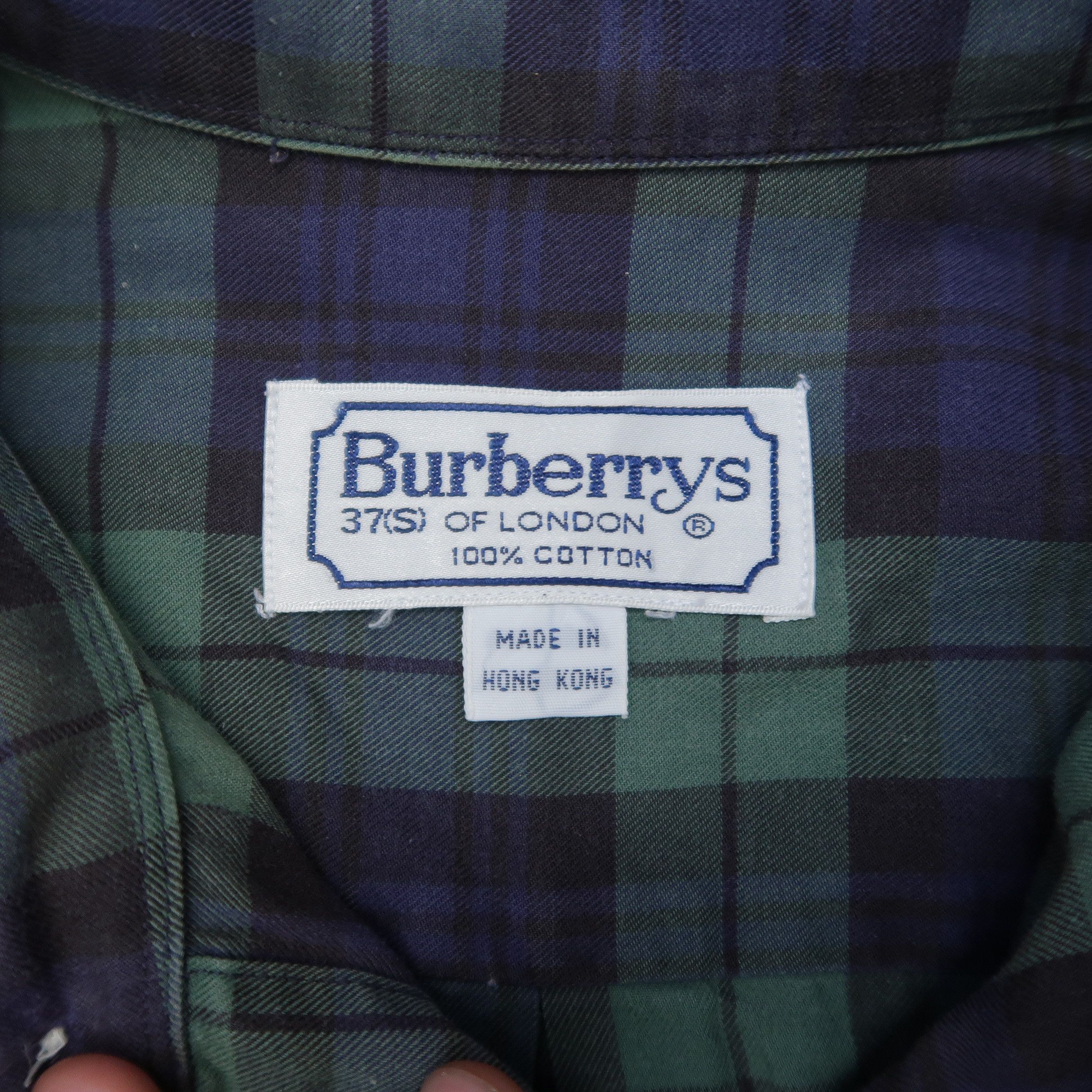 Burberry Vintage 90s Burberry Nova Check Old Logo Shirt Size US S / EU 44-46 / 1 - 4 Thumbnail