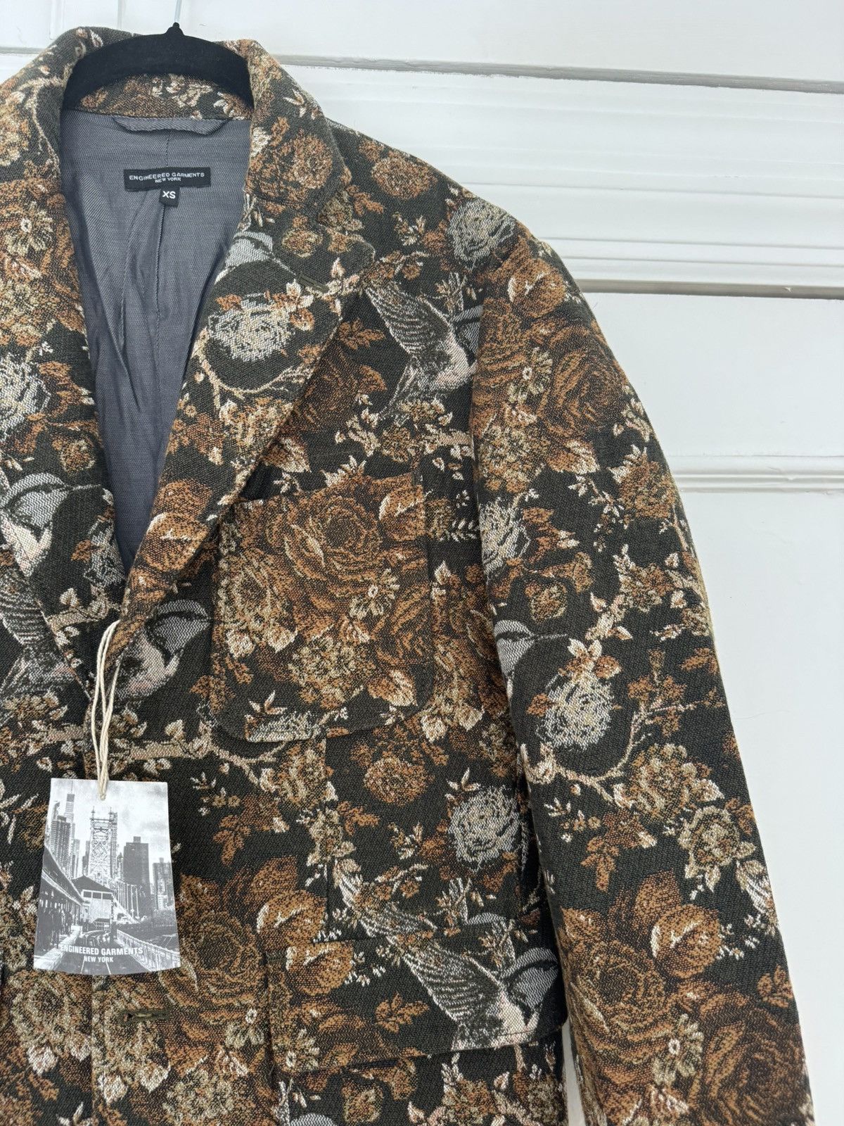 Engineered Garments Engineered Garments Baker Hummingbird Jacquard Jacket XS Size 36S - 4 Thumbnail
