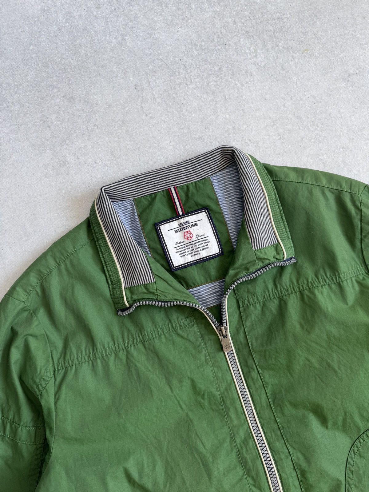 Milestone Vintage Milestone Mens Nylon Zip Truck Jacket Classic Outfit Size US XL / EU 56 / 4 - 4 Thumbnail