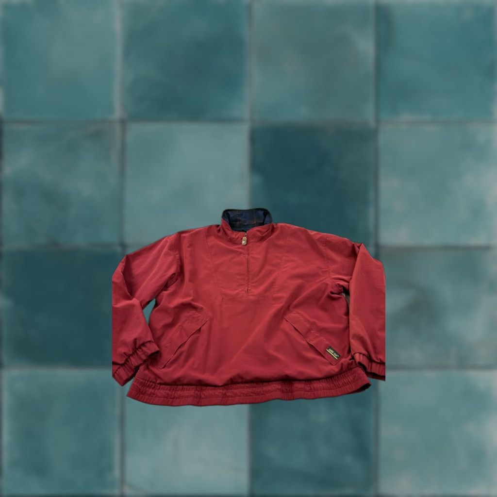 VINTAGE Tourney Jacket Womens Large Red Gore-Tex Pullover Windbreaker 90s
