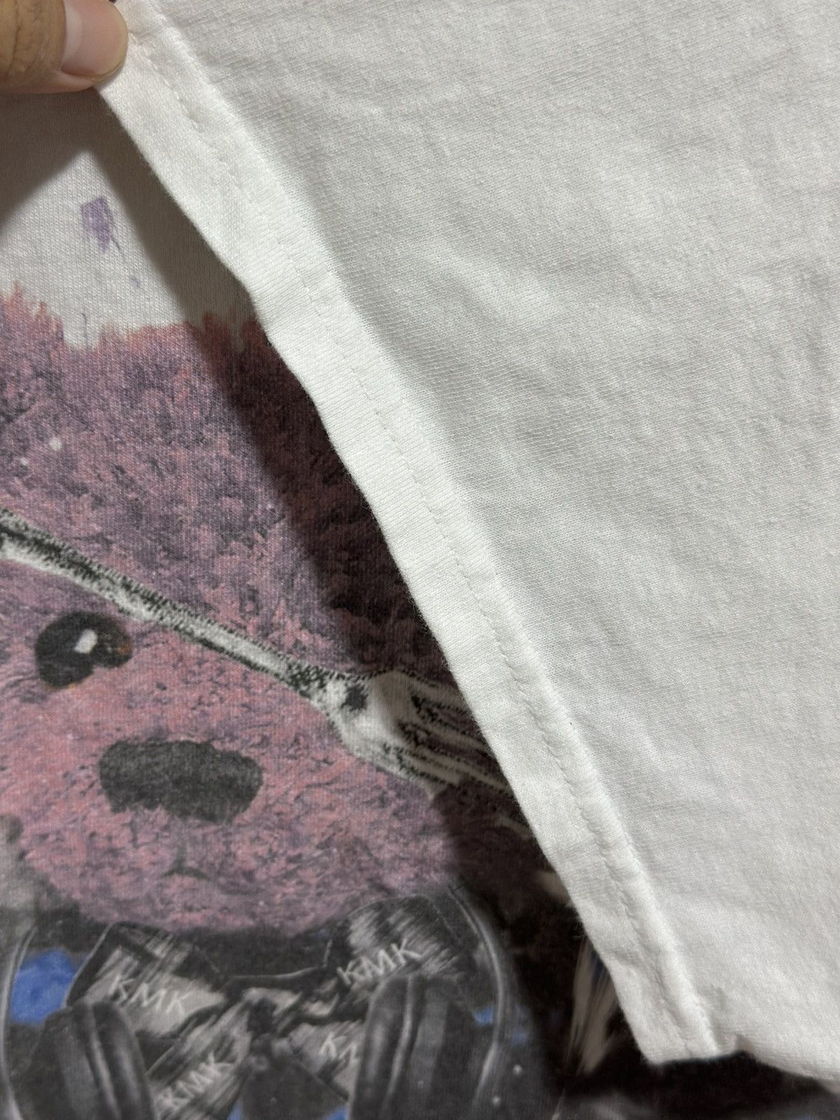 Japanese Brand Vintage Kmk Japan Sweet And Funny Faded Tee Size US XXL / EU 58 / 5 - 5 Thumbnail
