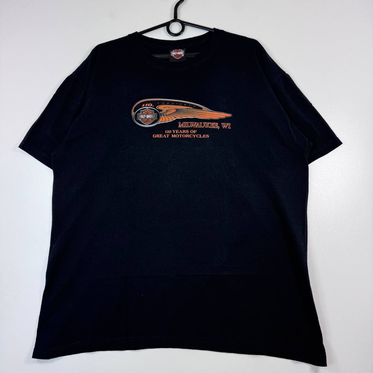 Harley Davidson Harley Davidson Milwaukee WI T-Shirt Mens Black Graphic L Size US XL / EU 56 / 4 - 1 Thumbnail