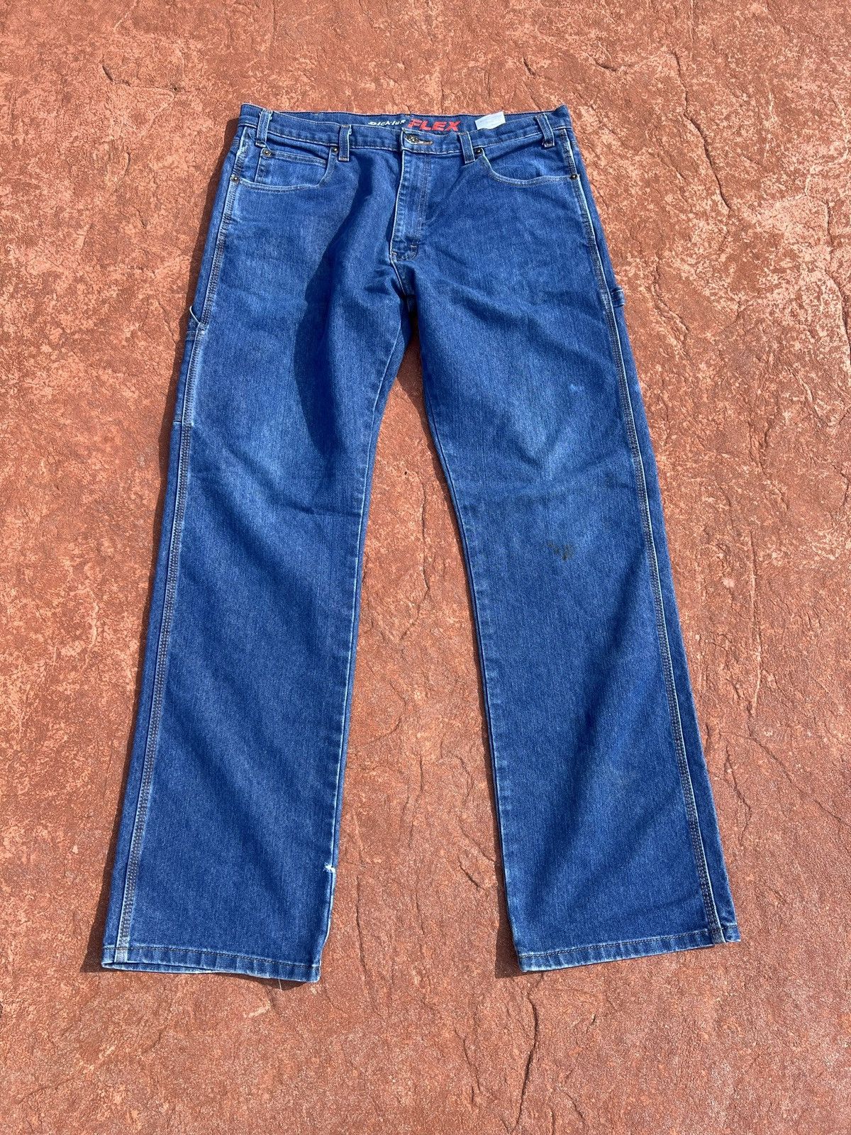 Dickies Vintage 90’s Dickies Work Wear Carpenter Denim Jeans Size US 34 / EU 50 - 3 Thumbnail