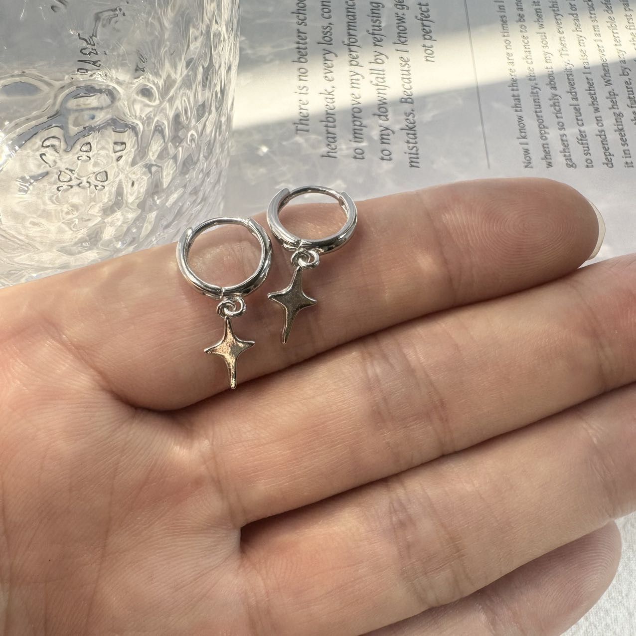 Other Star Dangle Drop Earrings for Men Women Unisex Earrings Size ONE SIZE - 4 Thumbnail