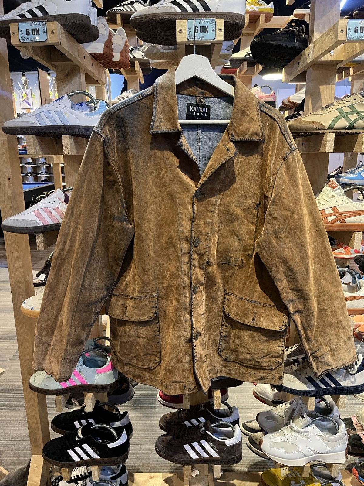 Japanese Brand × Kansai Yamamoto × Vintage Vintage Kansai Jeans Chore Jacket Size US M / EU 48-50 / 2 - 1 Thumbnail