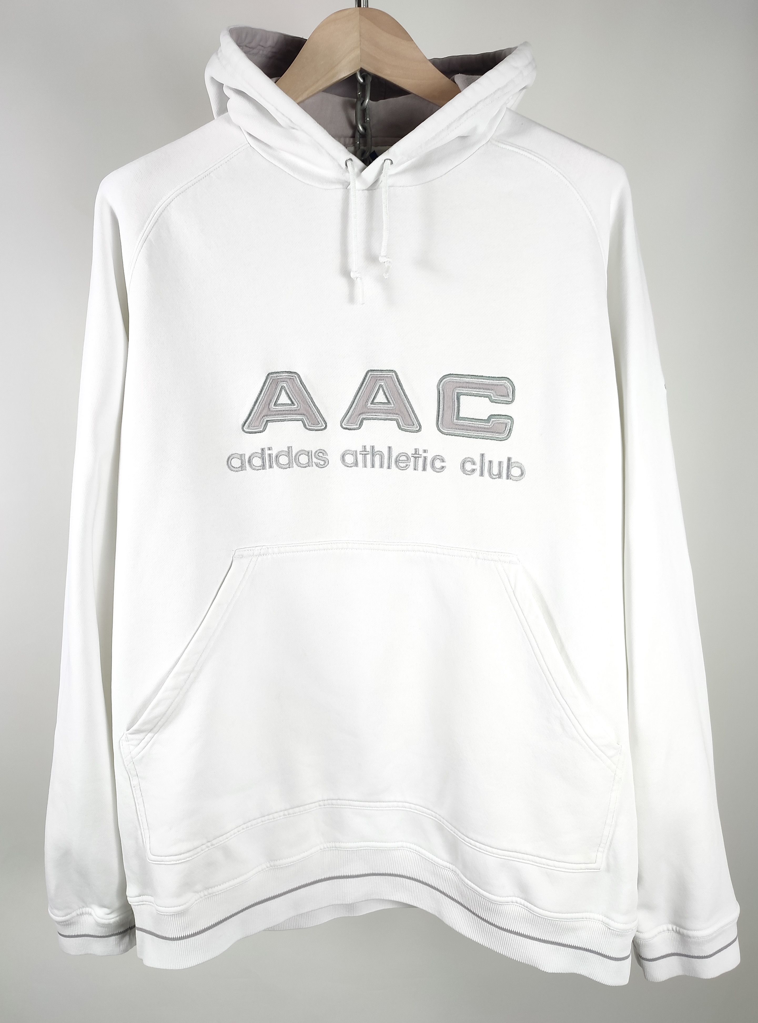 Adidas 90s Vintage Adidas Athletic Club Embroidered Big Logo Hoodie Size US XL / EU 56 / 4 - 2 Thumbnail