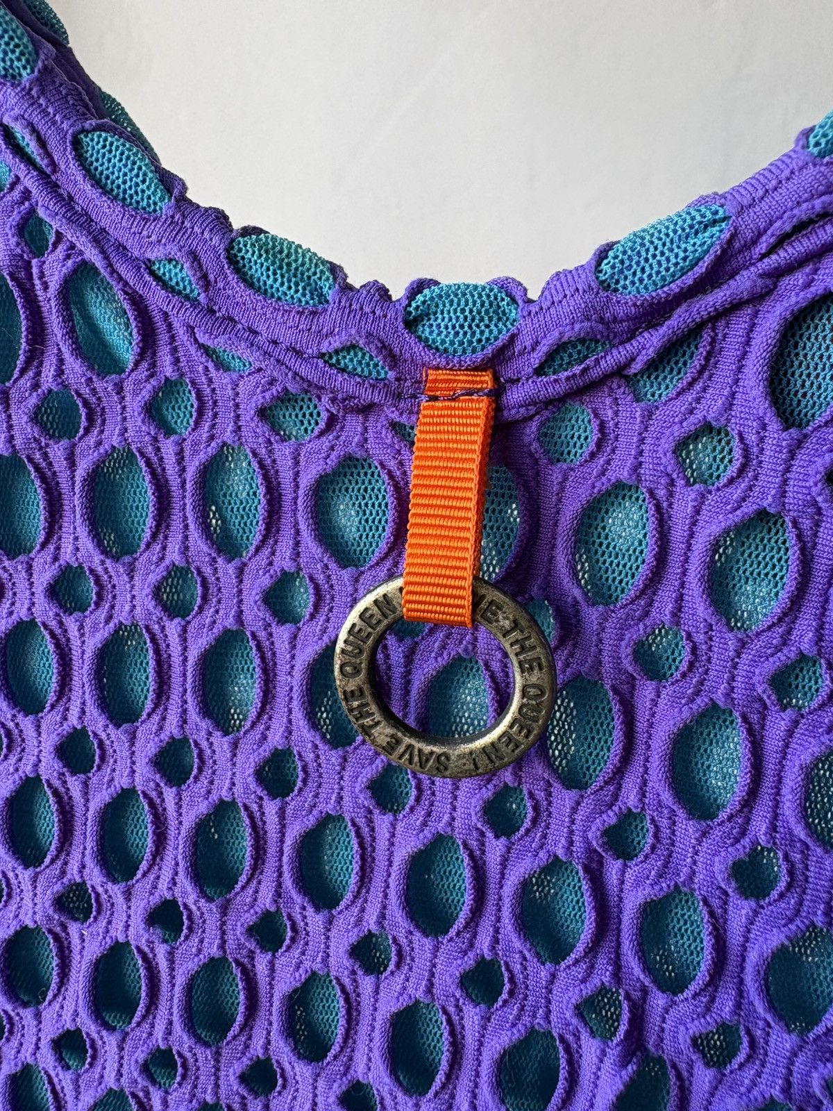 Japanese Brand SAVE THE QUEEN Vintage Silk Mini Dress Purple Size S Size S / US 4 / IT 40 - 6 Thumbnail