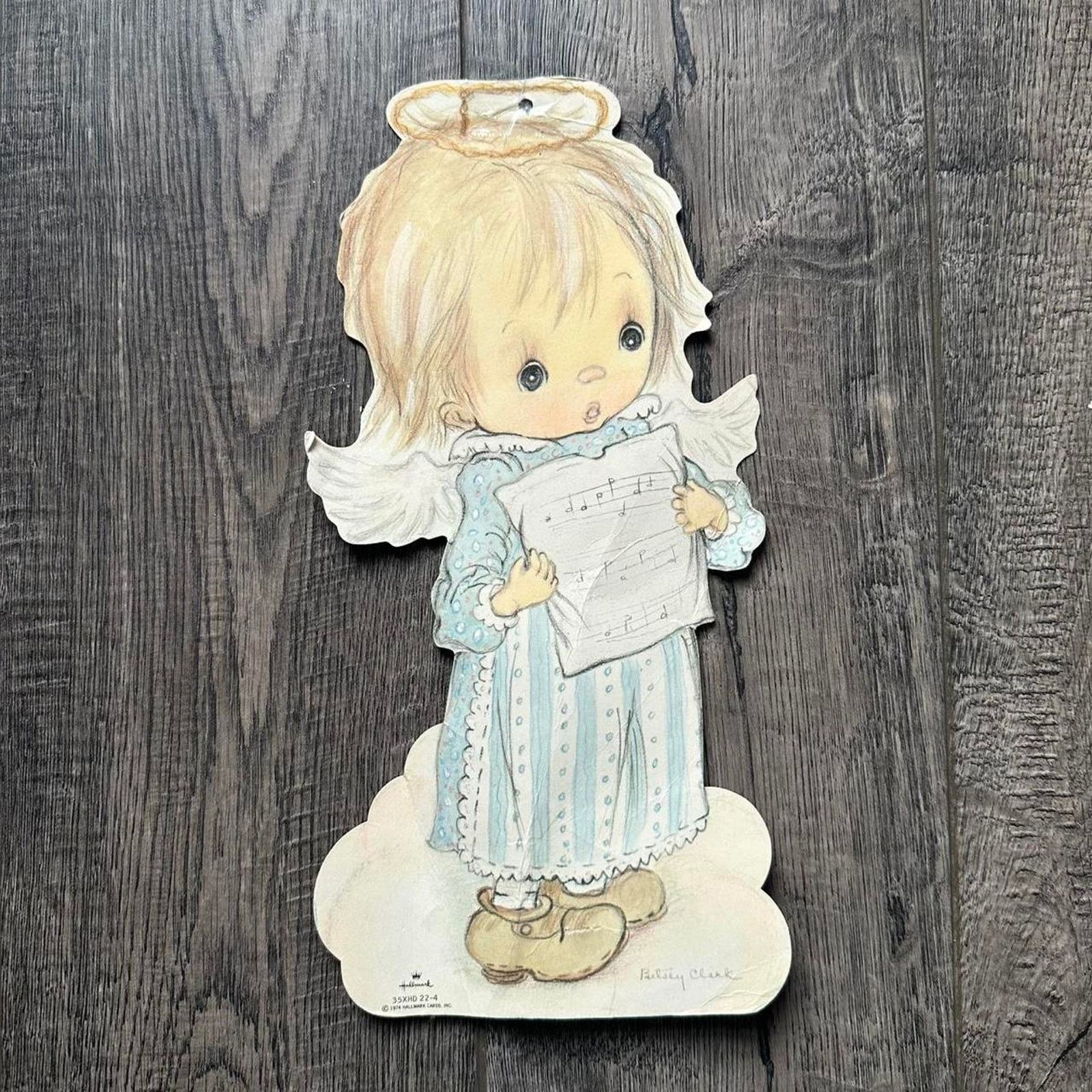 Vintage Vintage 70s Hallmark Bestsey Clark Angel Decor Poster Print Size ONE SIZE - 1 Thumbnail
