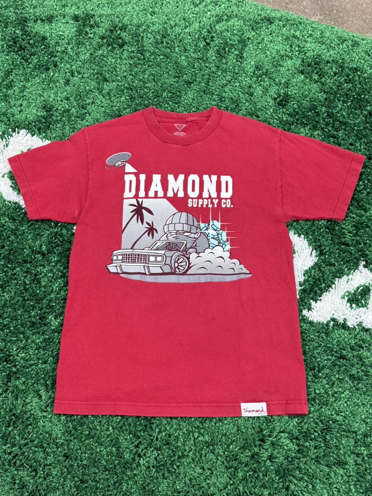 Diamond Supply Co. × Vintage Diamond Supply Co Red Car Thug / Gangster Tee Red Medium Size US M / EU 48-50 / 2 - 1 Thumbnail