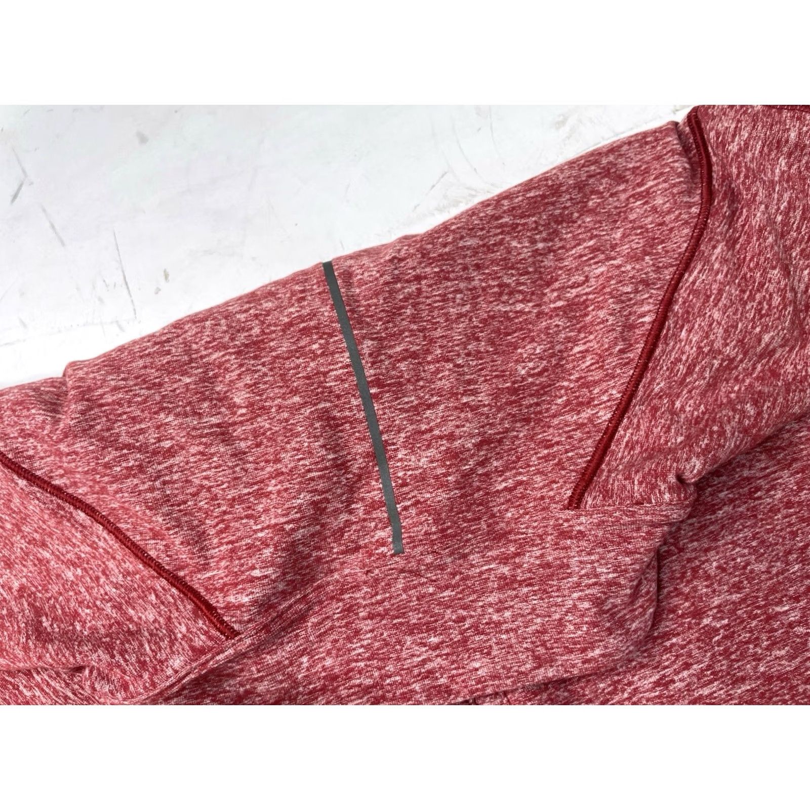 Lululemon Lululemon Metal Vent Tech Pullover Running Mens Large Red Heathered 1/4 Zip Size US L / EU 52-54 / 3 - 3 Thumbnail