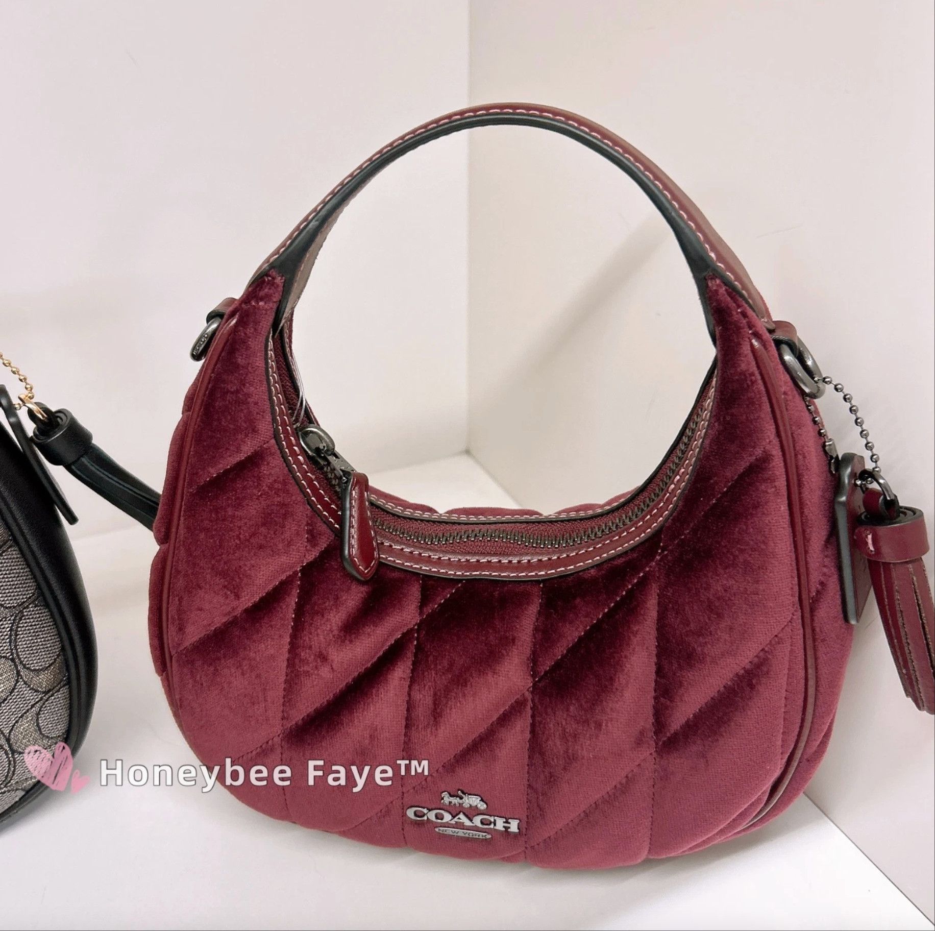 Coach Carmen Mini Crossbody Bag In Organic Cotton With Quilting Size ONE SIZE - 1 Thumbnail