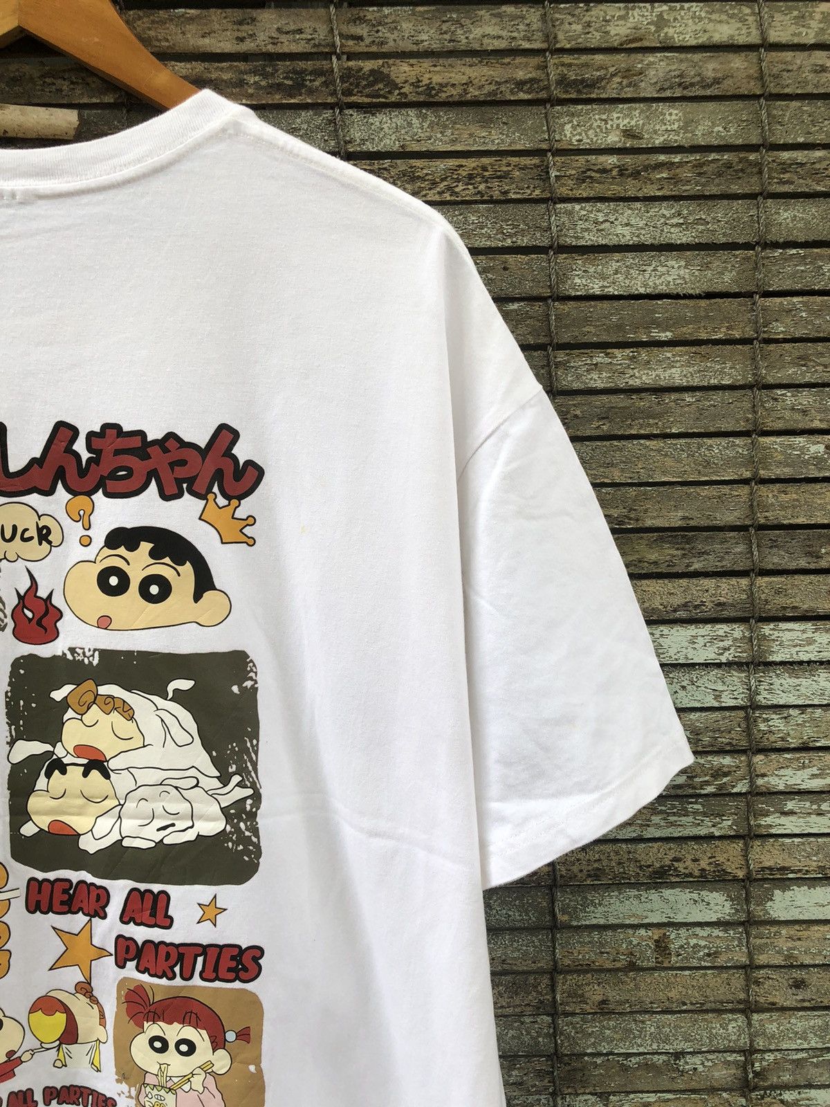 Anime × Japanese Brand × Vintage Vintage Japanese Anime Crayon Shinchan Backhit Tshirt Size US XL / EU 56 / 4 - 5 Thumbnail