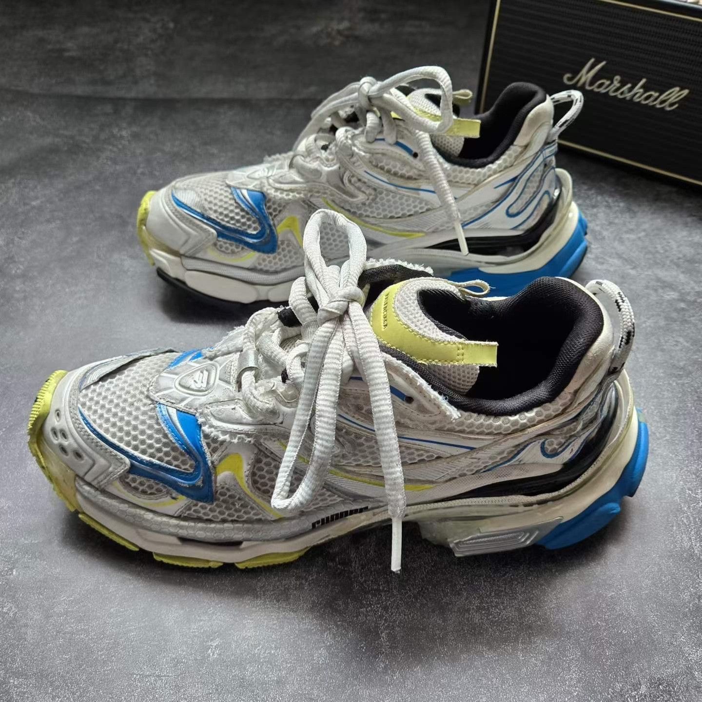 Balenciaga Balenciaga Running Blue Lowtop Sneakers 41 Men Size US 8.5 / EU 41-42 - 1 Thumbnail