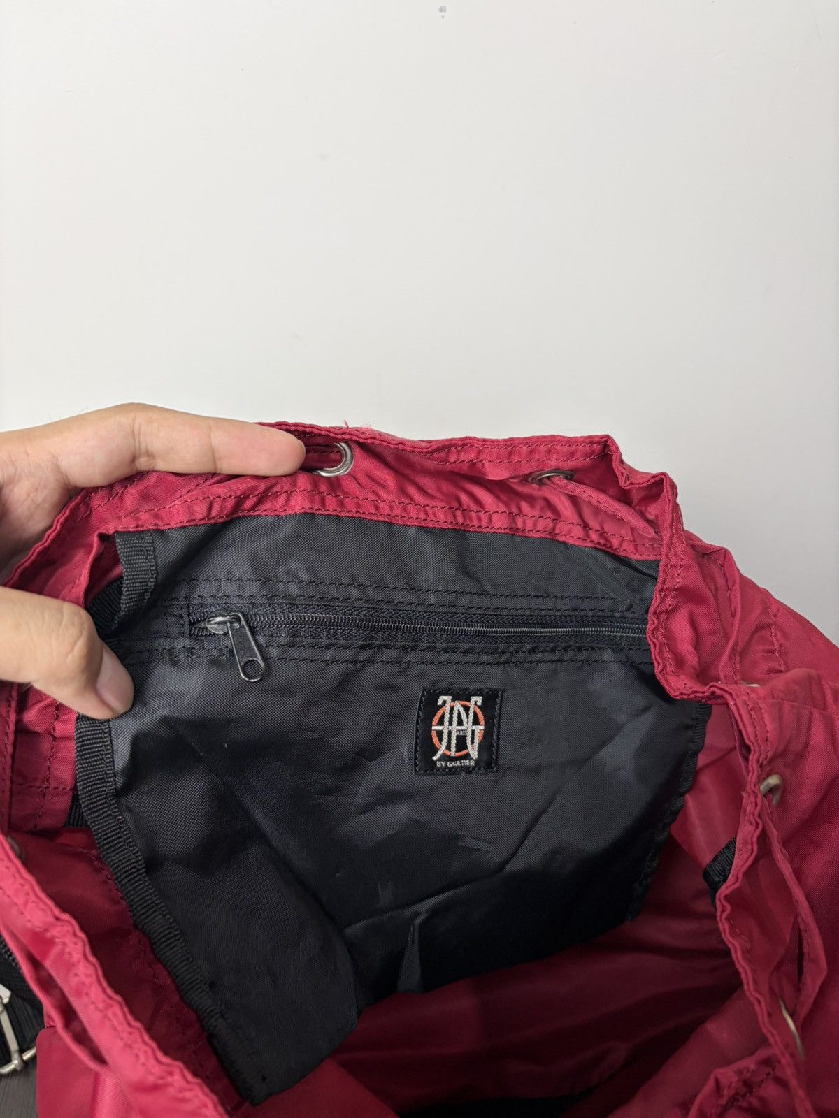 Jean Paul Gaultier FREE TAX! Vintage JPG Nylon Cargo Pocket Rucksack Bag Size ONE SIZE - 7 Thumbnail