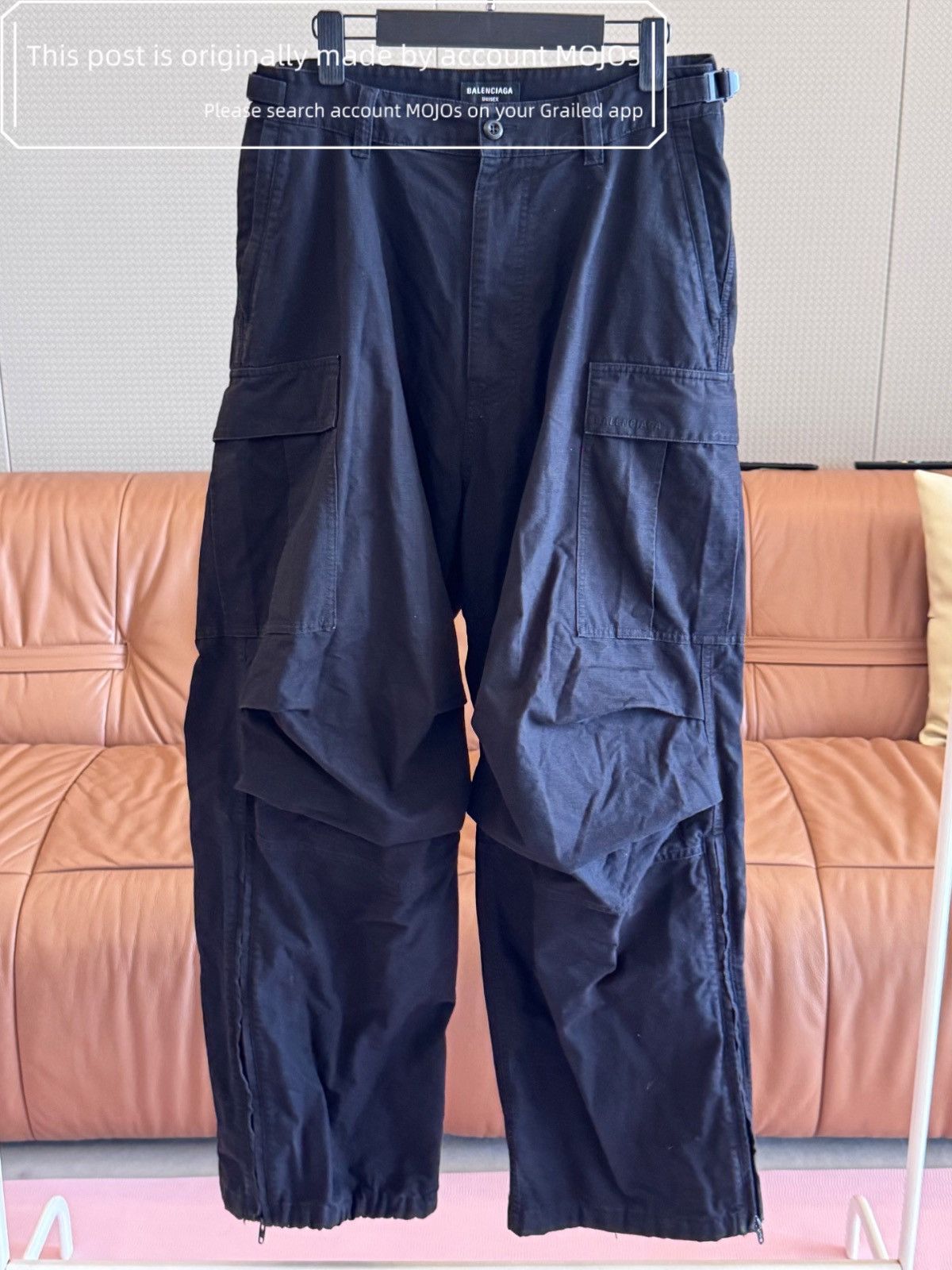 Balenciaga Sz 48 Balenciaga Pulled Cargo mojos133175 Size US 32 / EU 48 - 1 Thumbnail