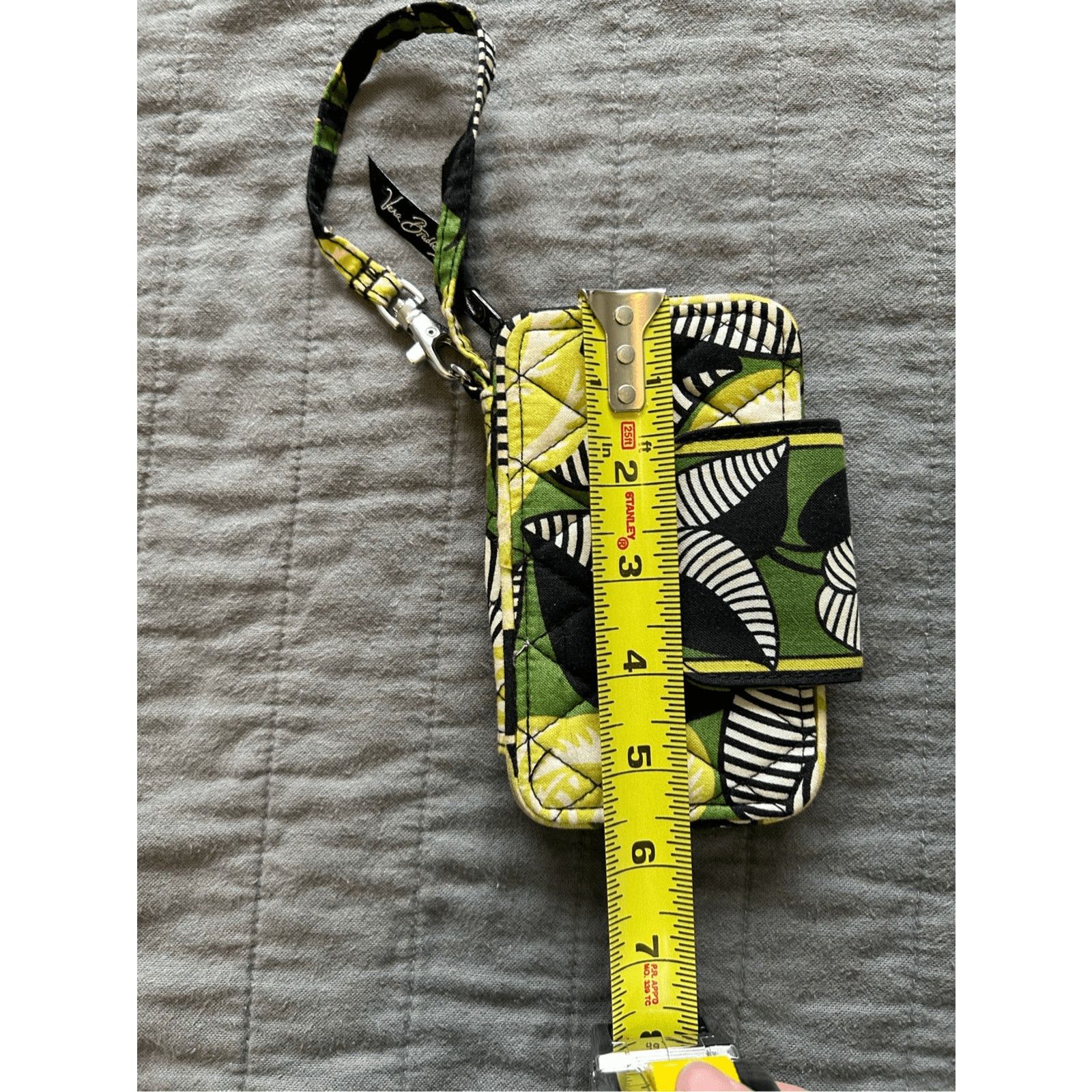 Vera Bradley VERA BRADLEY La Neon Rose Euro Wallet / Wristlet Black Size ONE SIZE - 4 Thumbnail