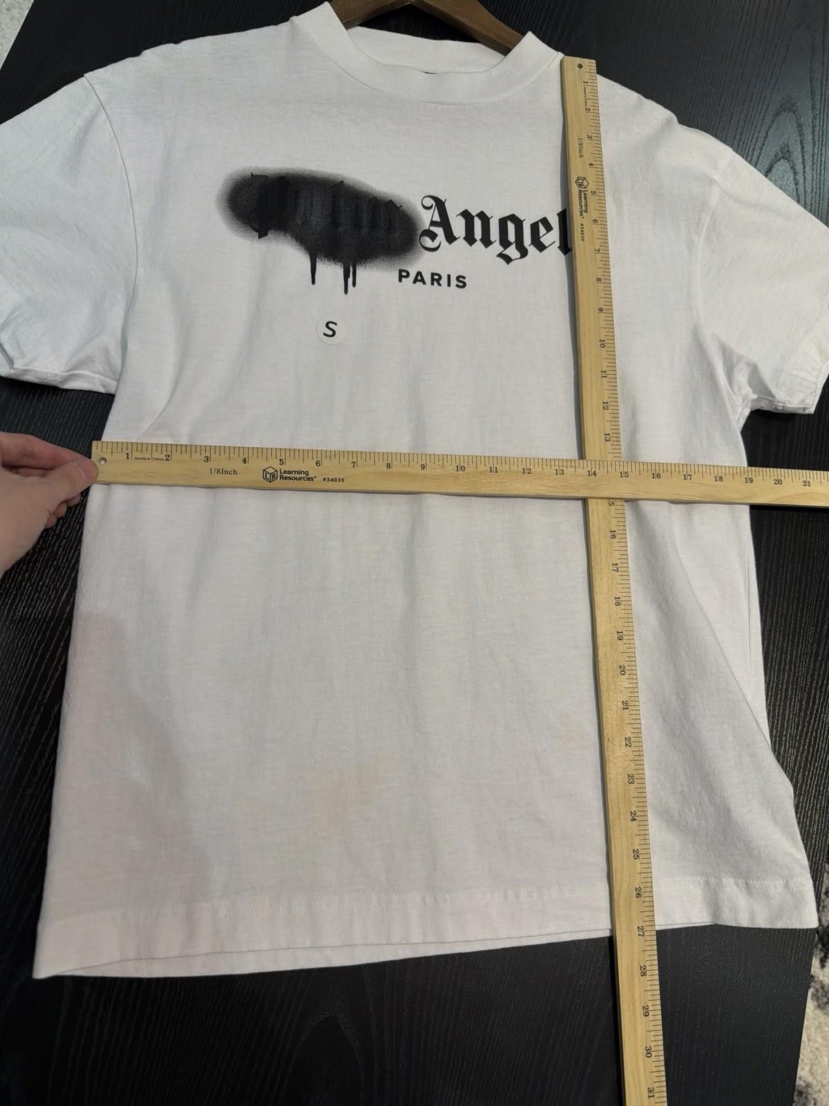 Palm Angels Size Small - Palm Angels Logo Crew T-Shirt ' White' Size US S / EU 44-46 / 1 - 6 Thumbnail