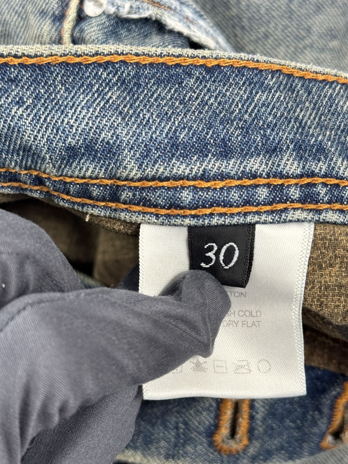 Enfants Riches Deprimes DISTRESSED DOUBLE LINED WINTER DENIM JEANS SIZE: 30 fits 32 Size US 30 / EU 46 - 12 Thumbnail