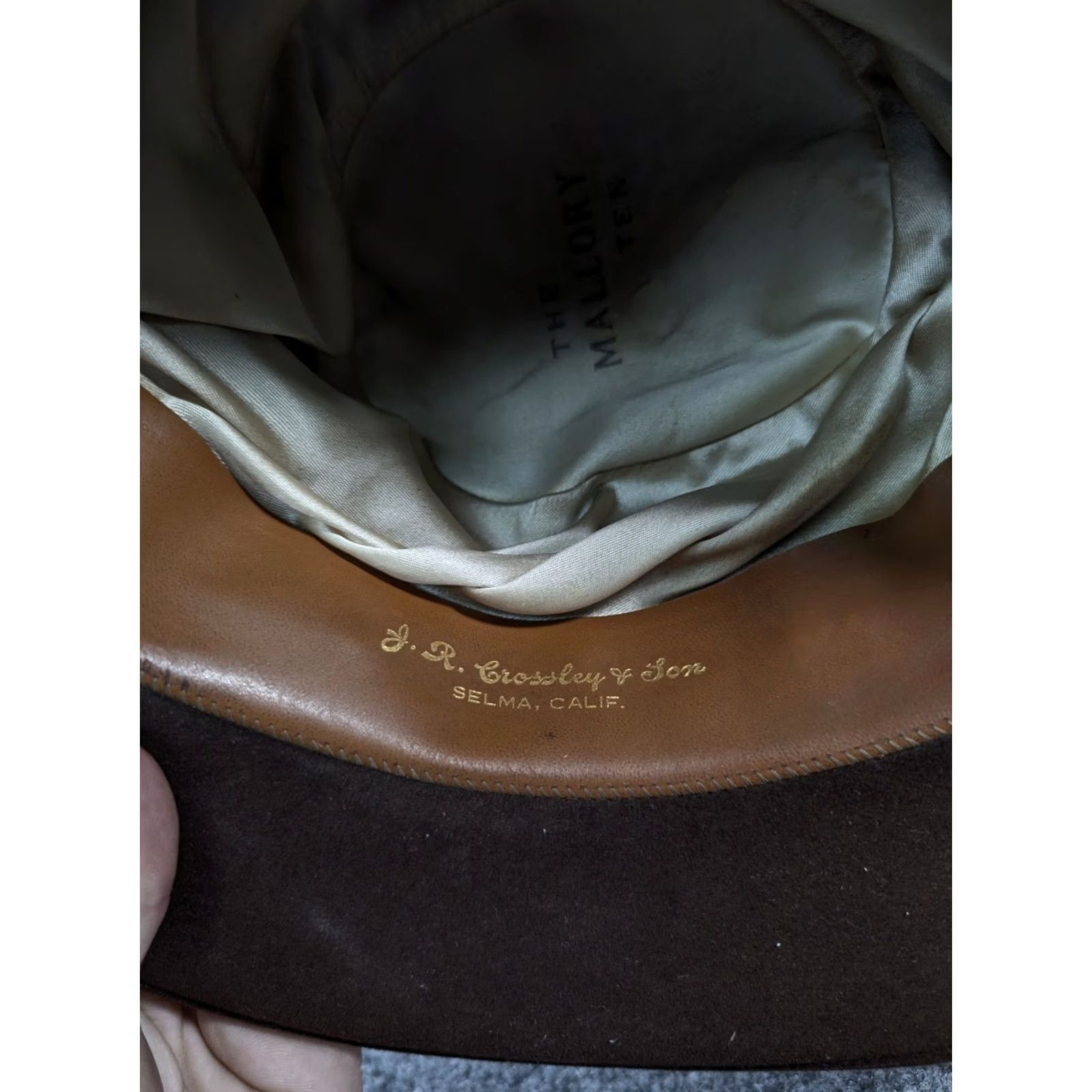 FELT Refinement: The Mallory Ten Vintage Felt Light Brown Tan Fedora Hat 6 3/4 is a is and It'S a style Size ONE SIZE - 7 Thumbnail