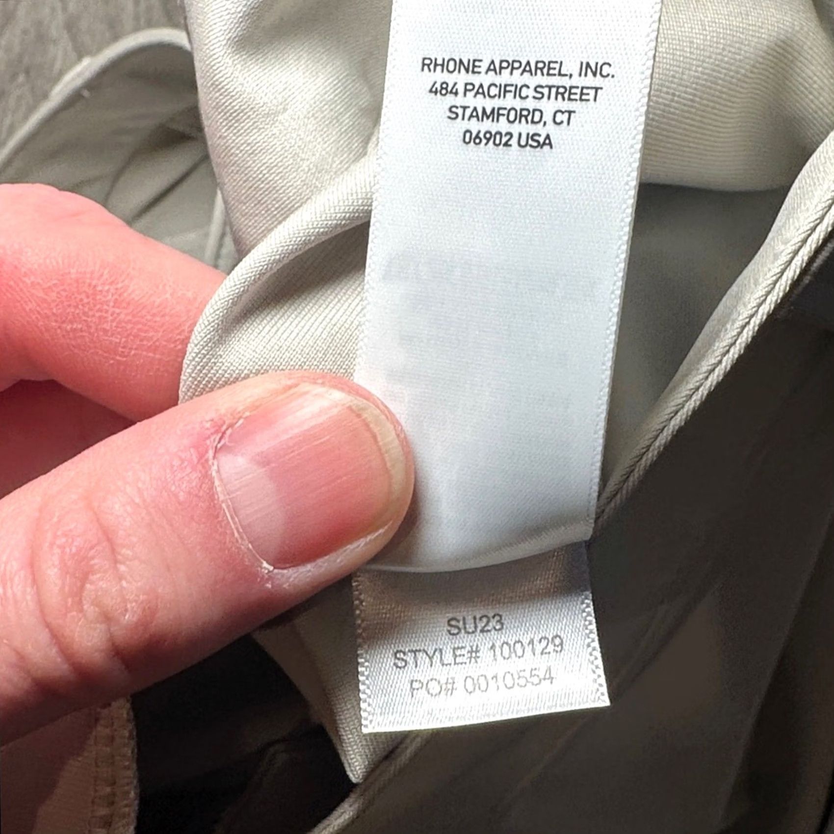 Rhone Rhone 11” Commuter Shorts Men's 40 Chino Regular Stone Cream 40 Inseam 10.5” Mens Size US 40 / EU 56 - 7 Thumbnail