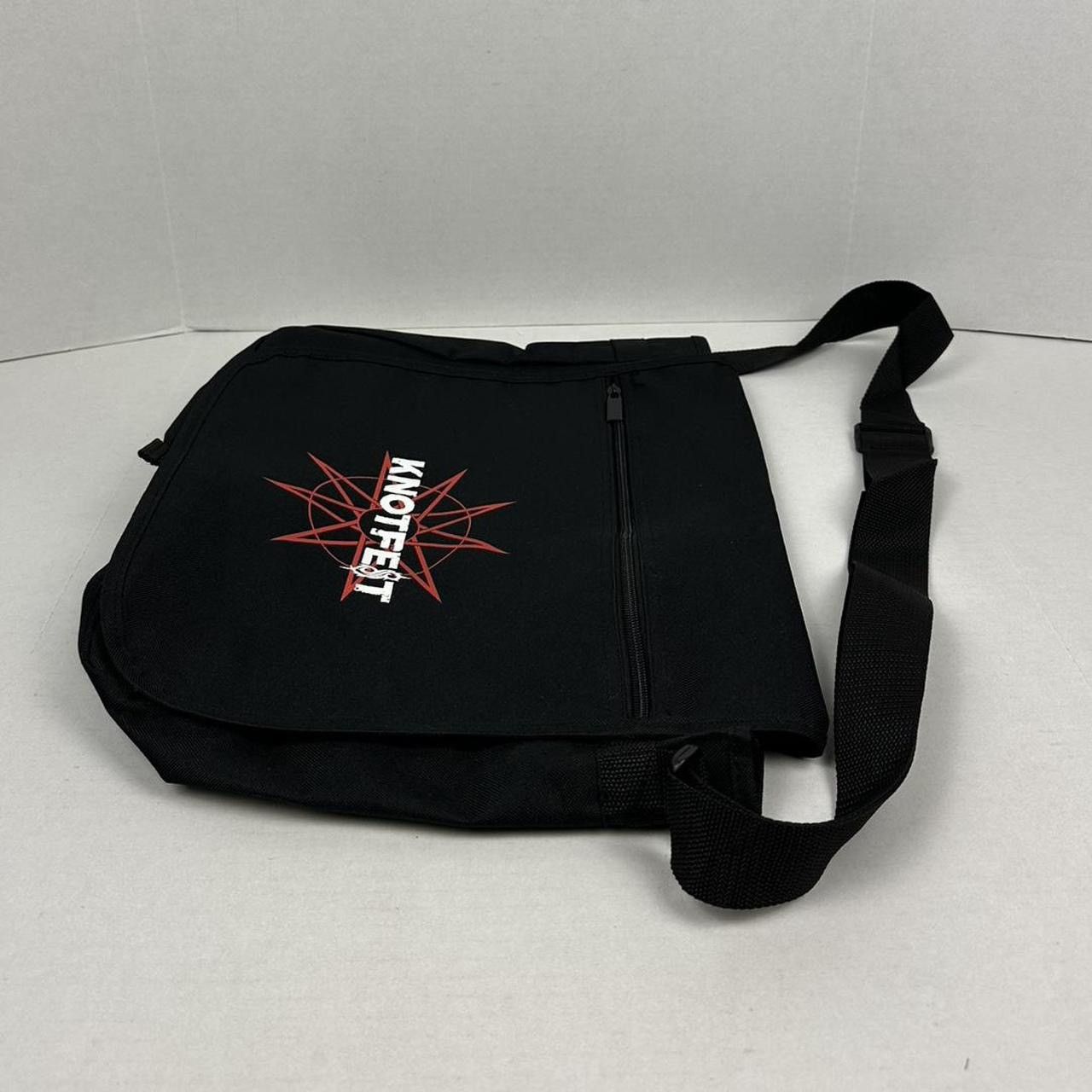Slipknot Slipknot VIP Knotfest Messenger Bag Crossbody Korn Numetal Size ONE SIZE - 3 Thumbnail