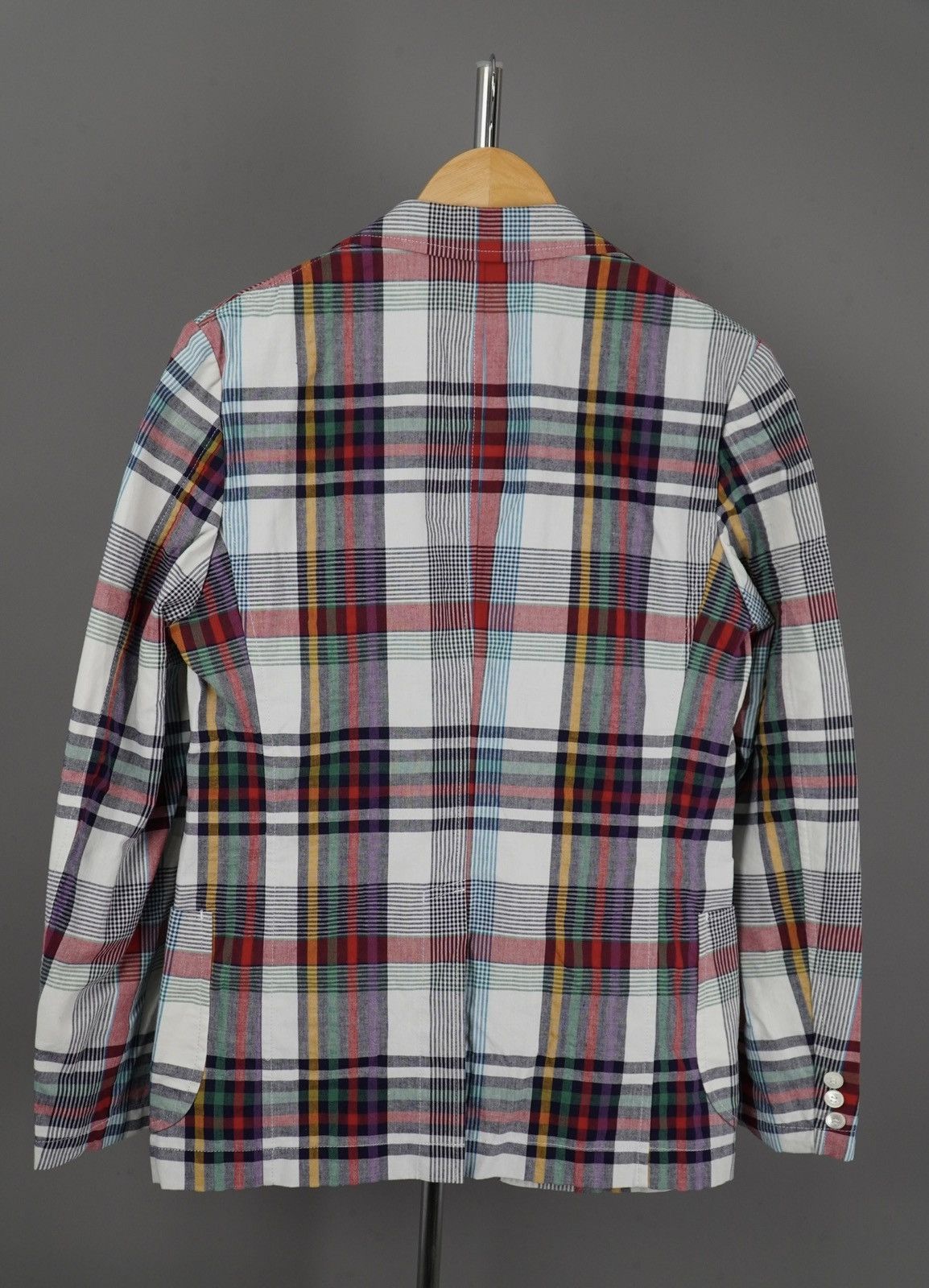 Comme des Garcons × Comme des Garcons Homme Comme Des Garcons Homme - Multi Color Flannel Blazer Men’s Size 44S - 14 Thumbnail